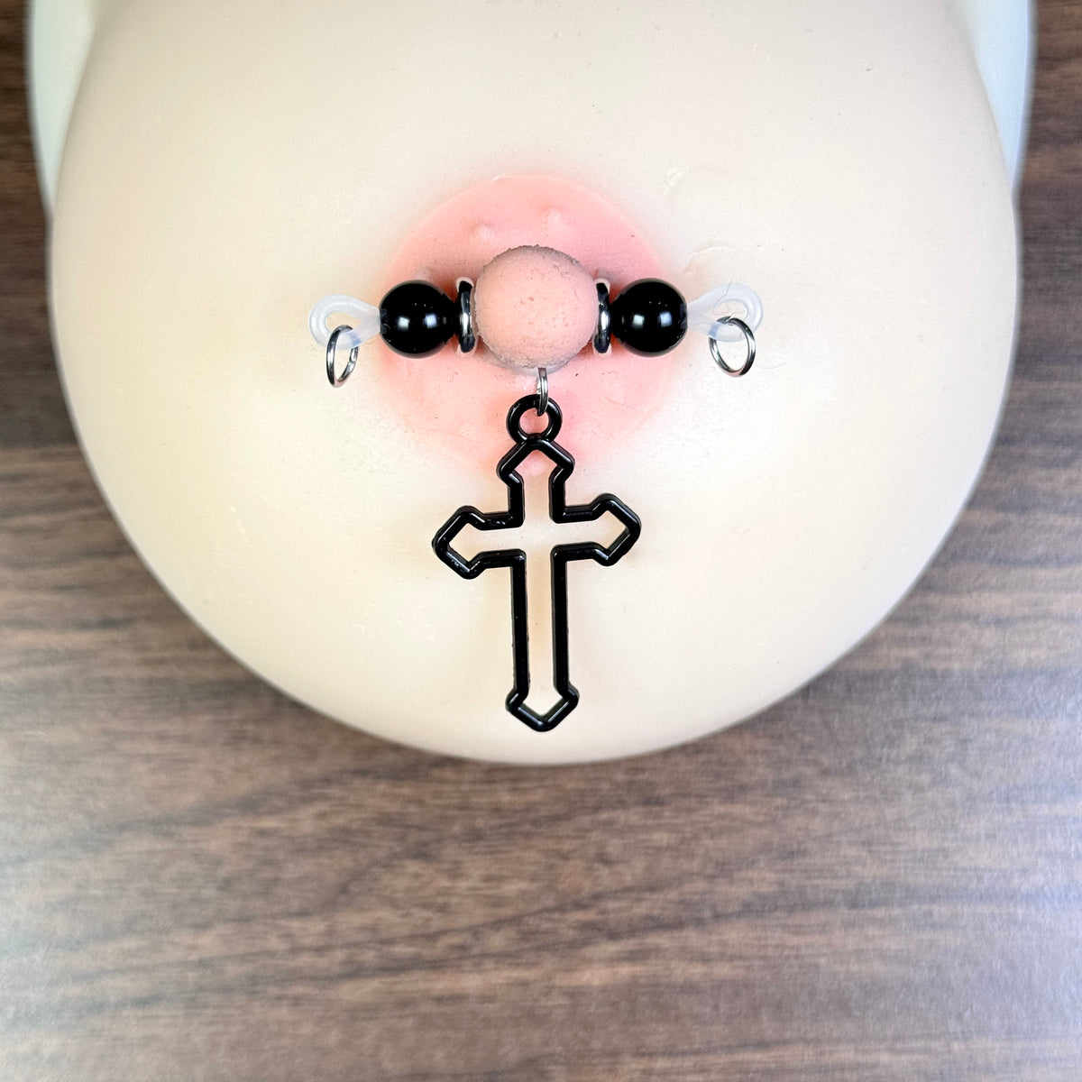 Dark Cross Gothic Nipple Jewelry