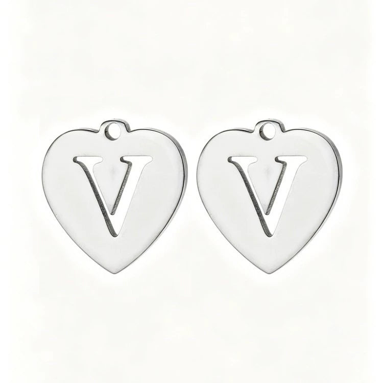 Customized initial gold crown clip