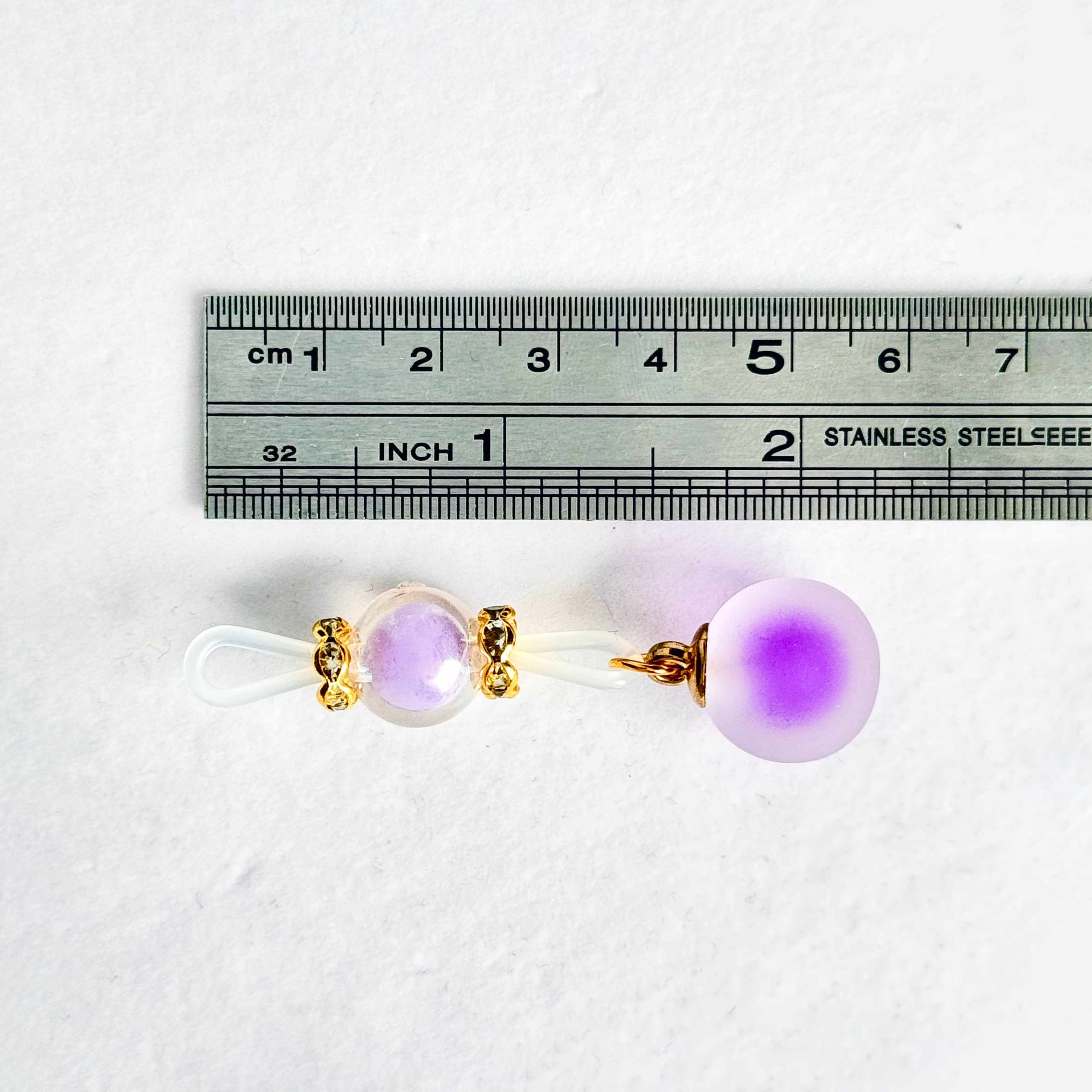 Amethyst Glow Nipple Clamps