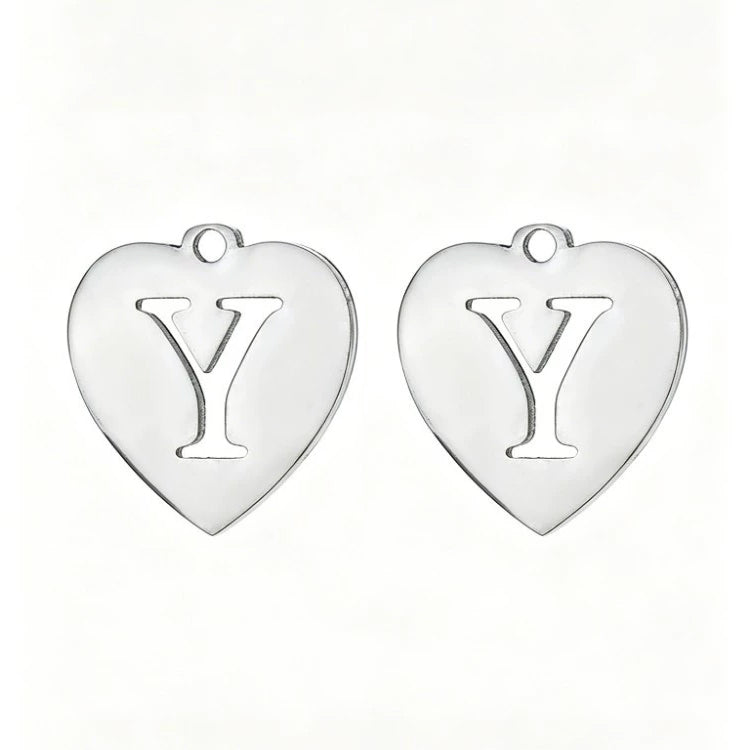 Customized initial gold crown clip
