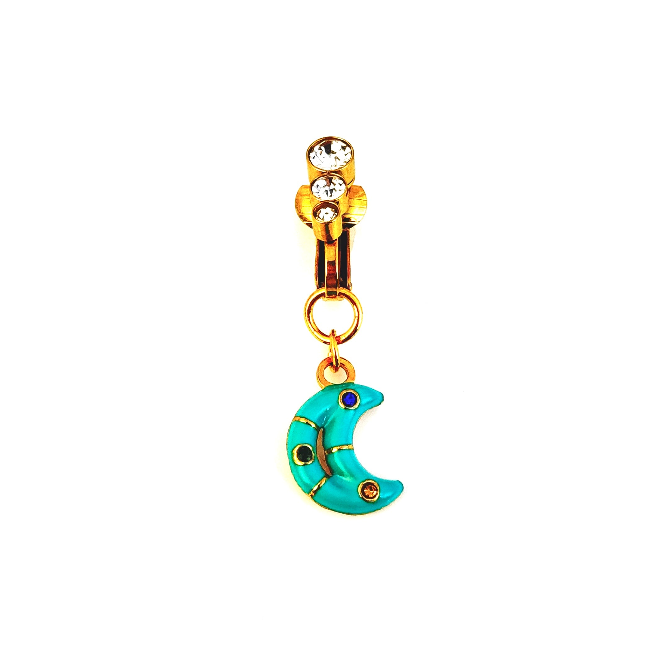 Celestial Moon Non-Piercing Navel Charm