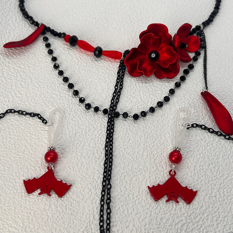 Scarlet Bloom Set 💋