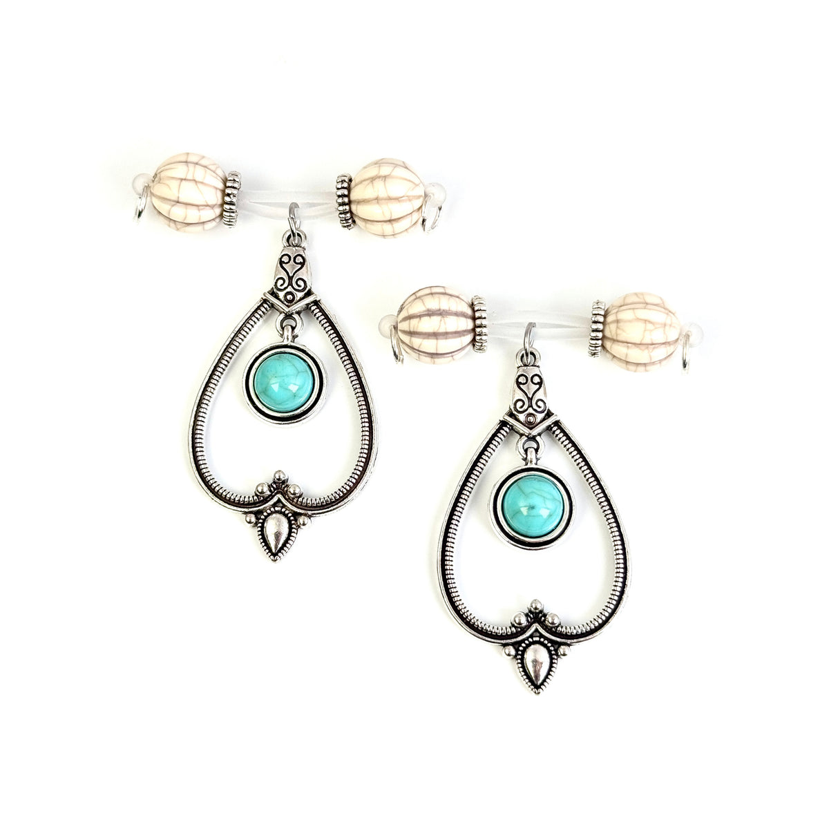 Frozen Aqua Charm Clips