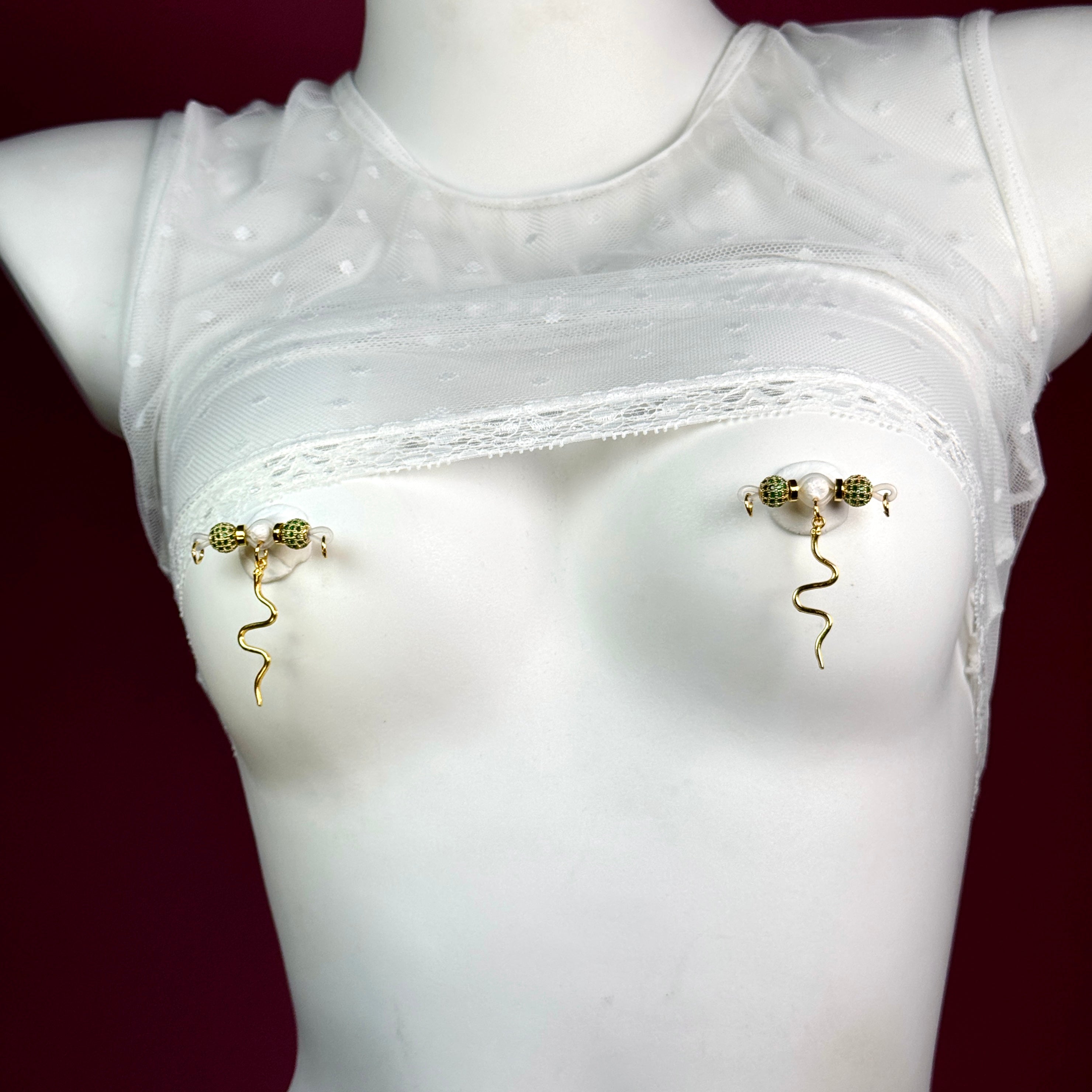 Gilded Serpent Nipple Clamps