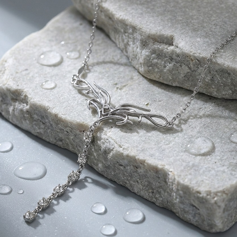 Cyber Totem Sterling Silver Waist Chain