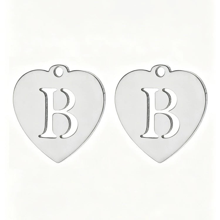Customized initial gold crown clip