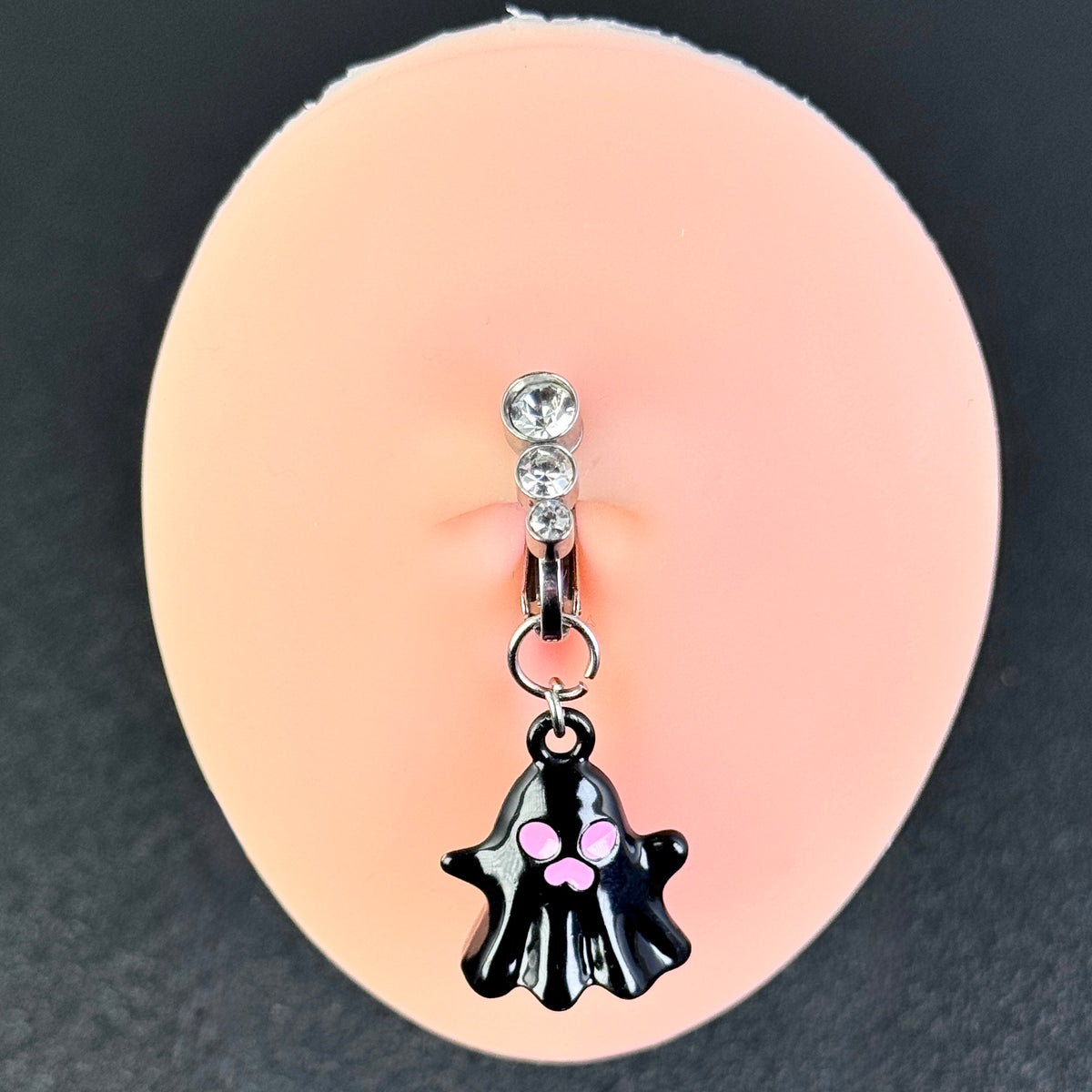 Cute Ghost Navel Charm