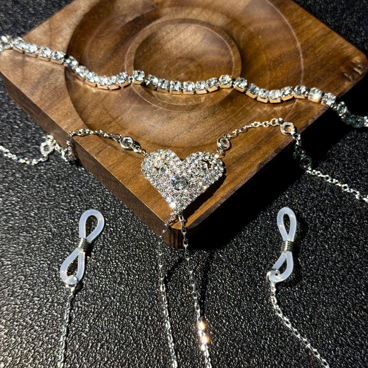 Crystal Heart Body Chain