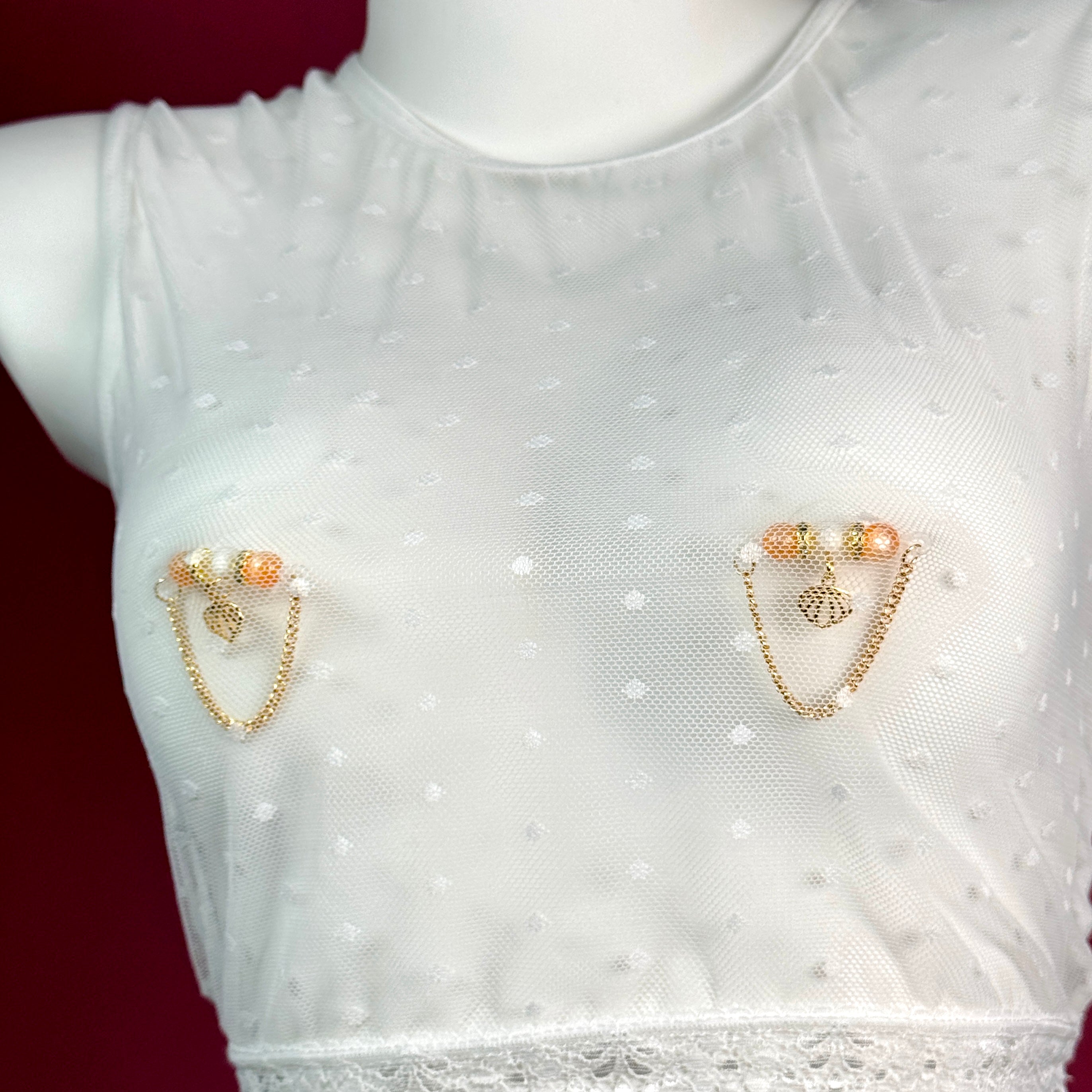 Golden Seashell Chain