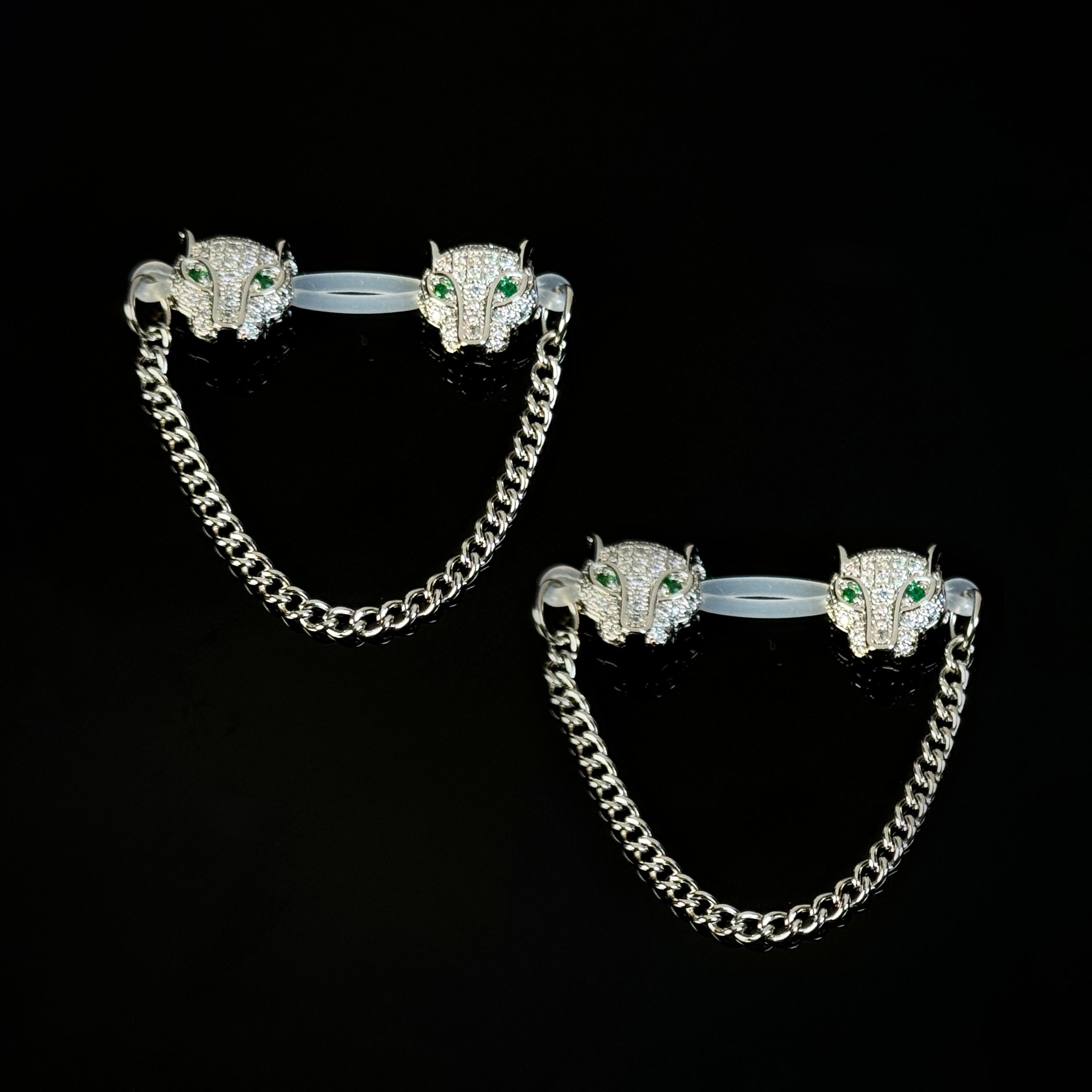 18K Gold & Silver Panther Luxe Set