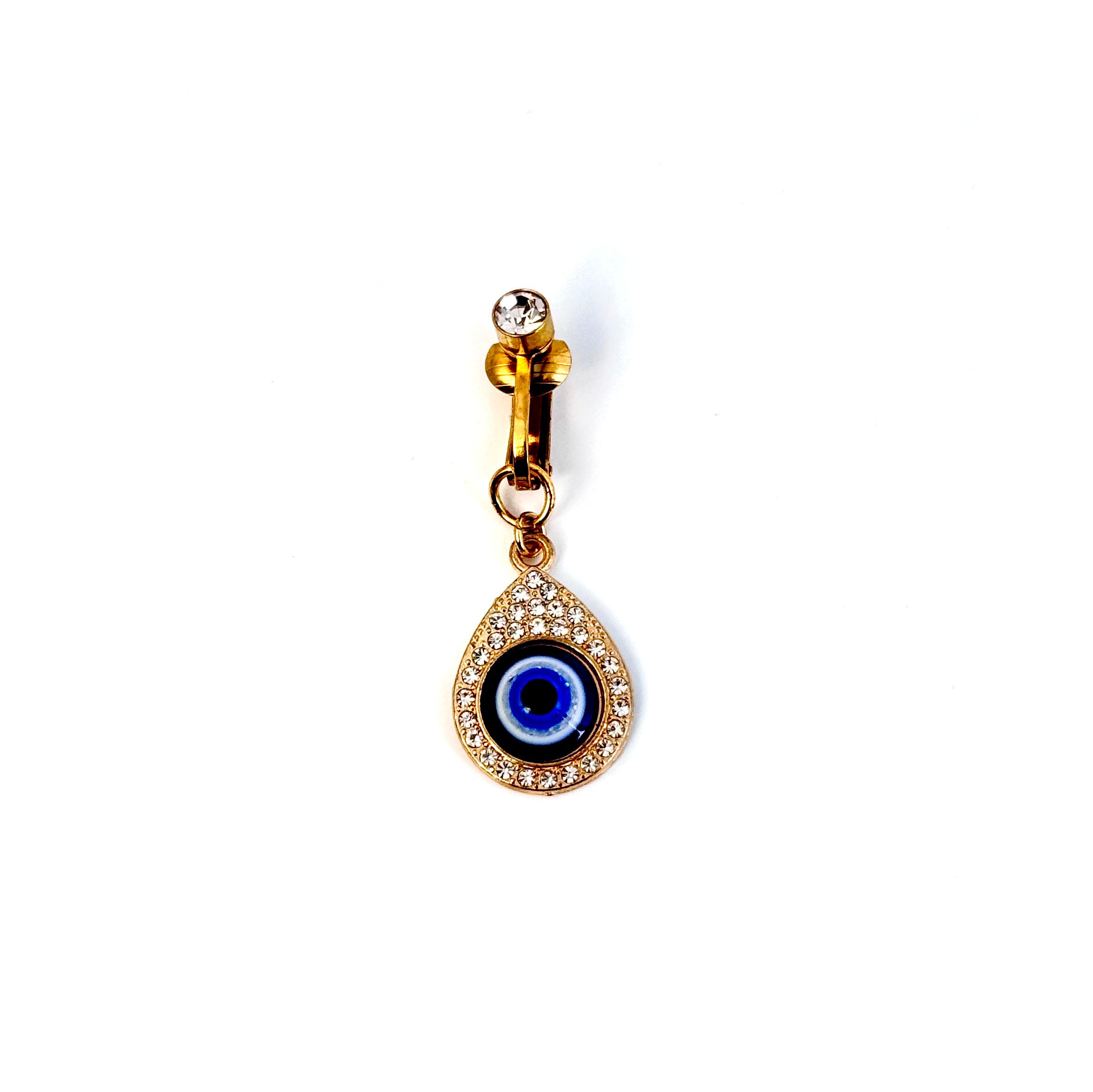 Luna Evil Eye Teardrop Navel Clip™