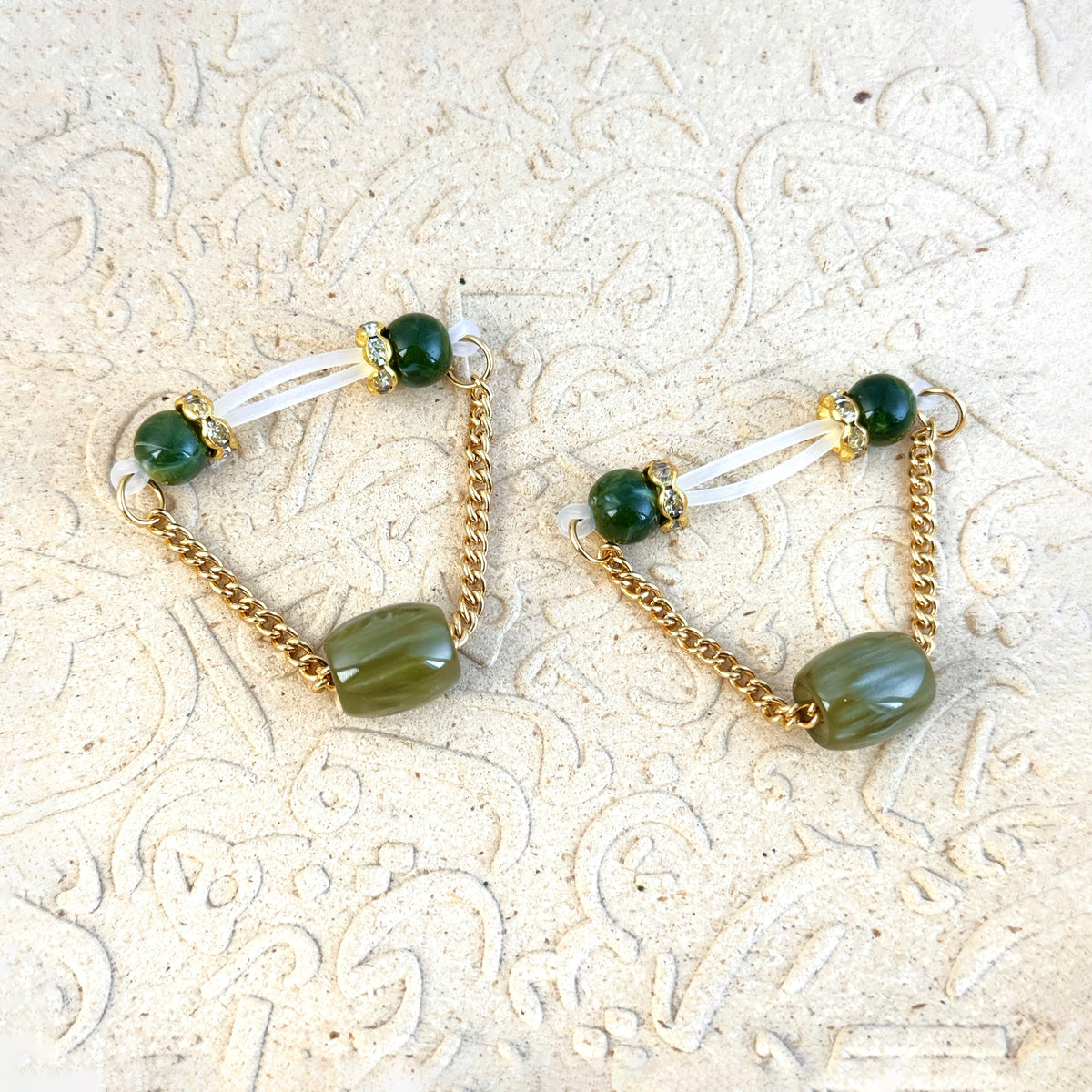 Black Pearl Goddess Nipple Clamps