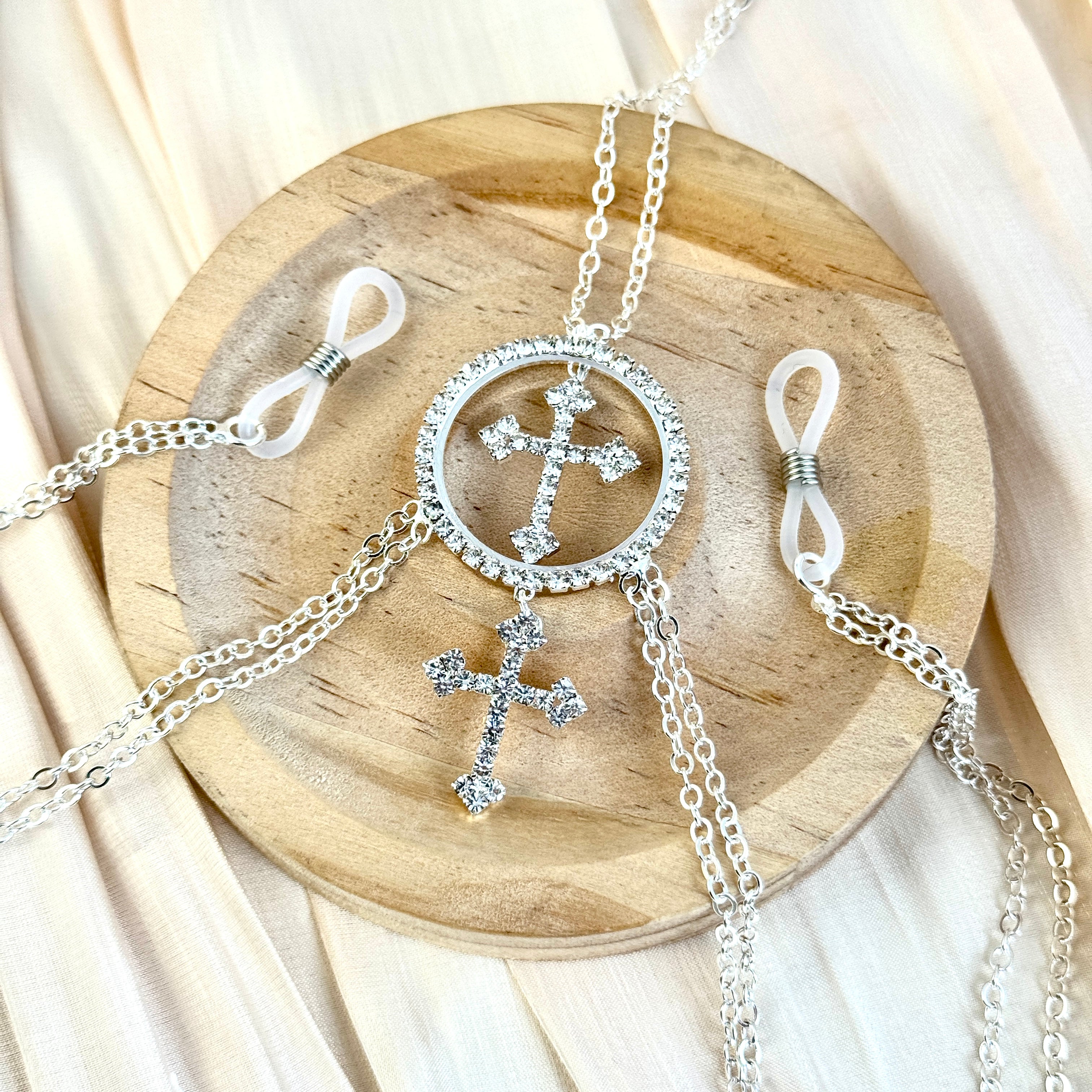 Celestial Cross Crystal Body Chain