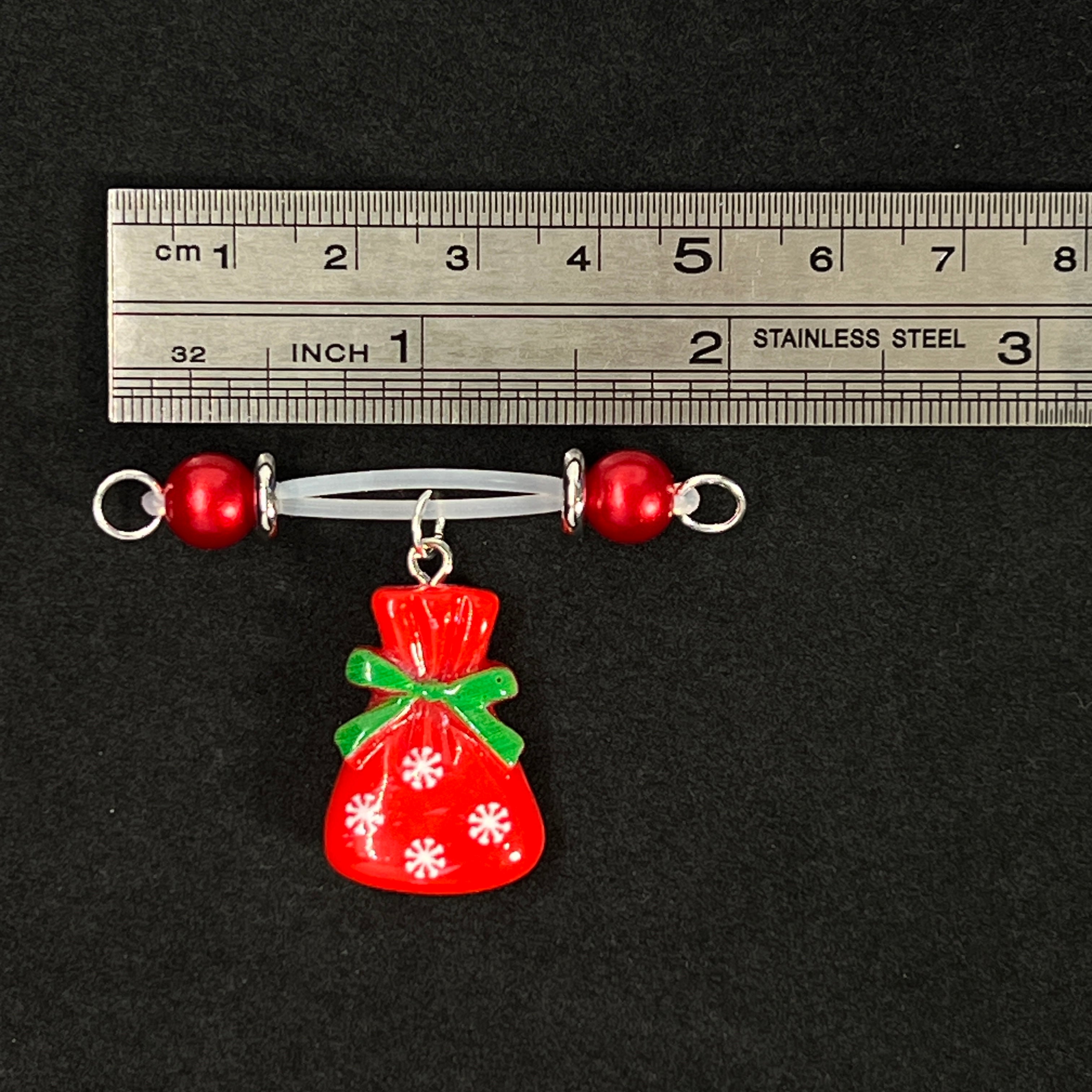 CandySack™ Red Pearl Clips