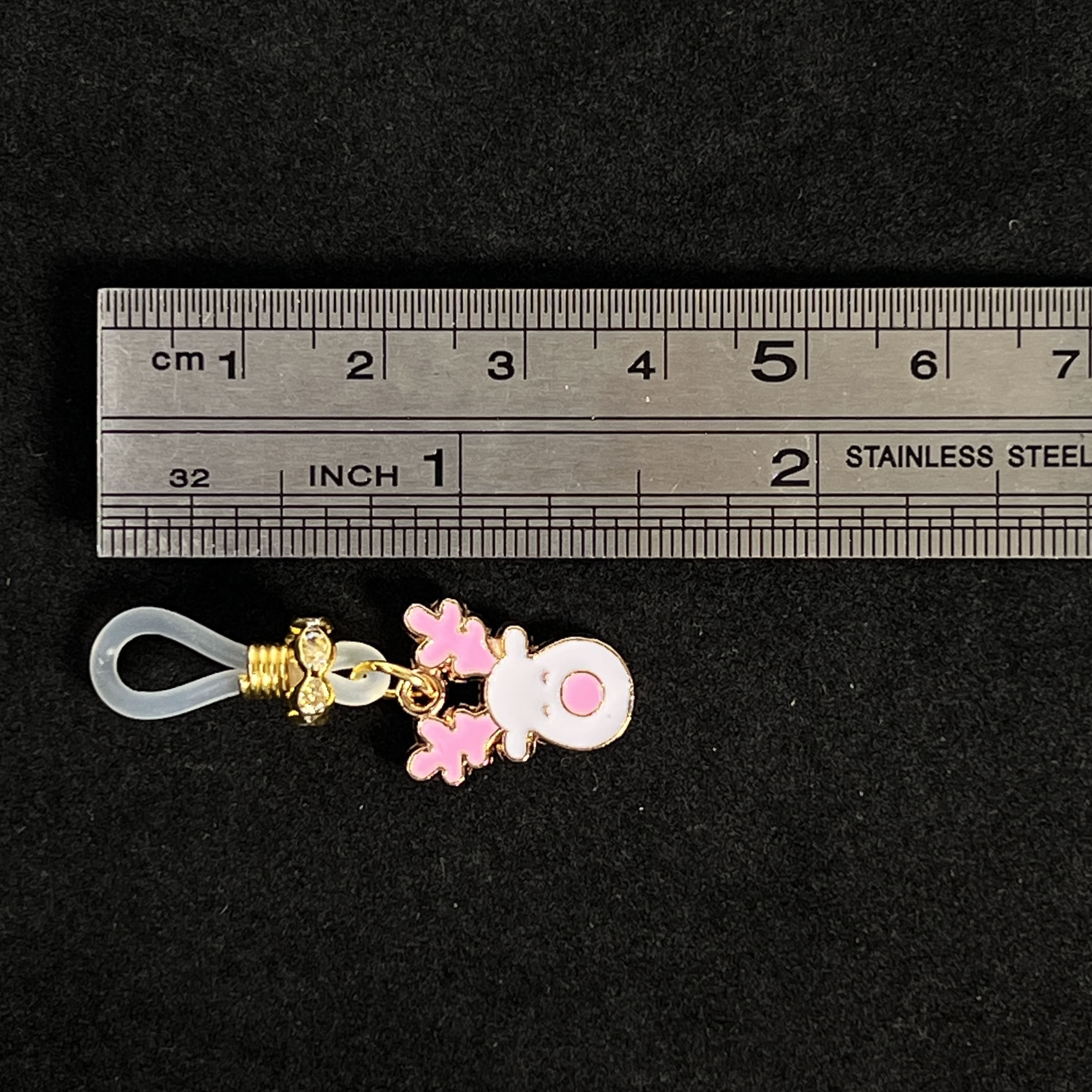 Pink Deer Charm Clip