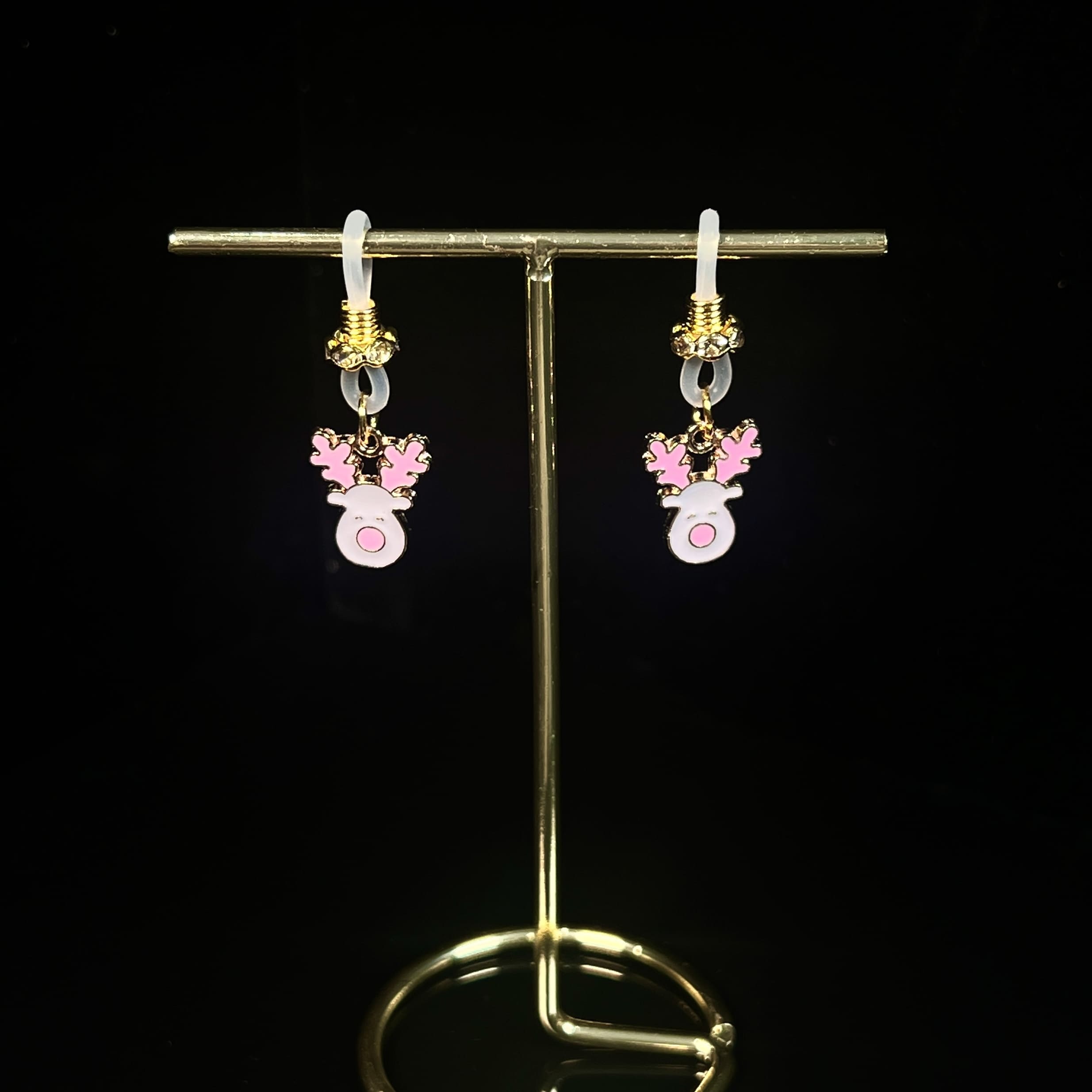 Pink Deer Charm Clip