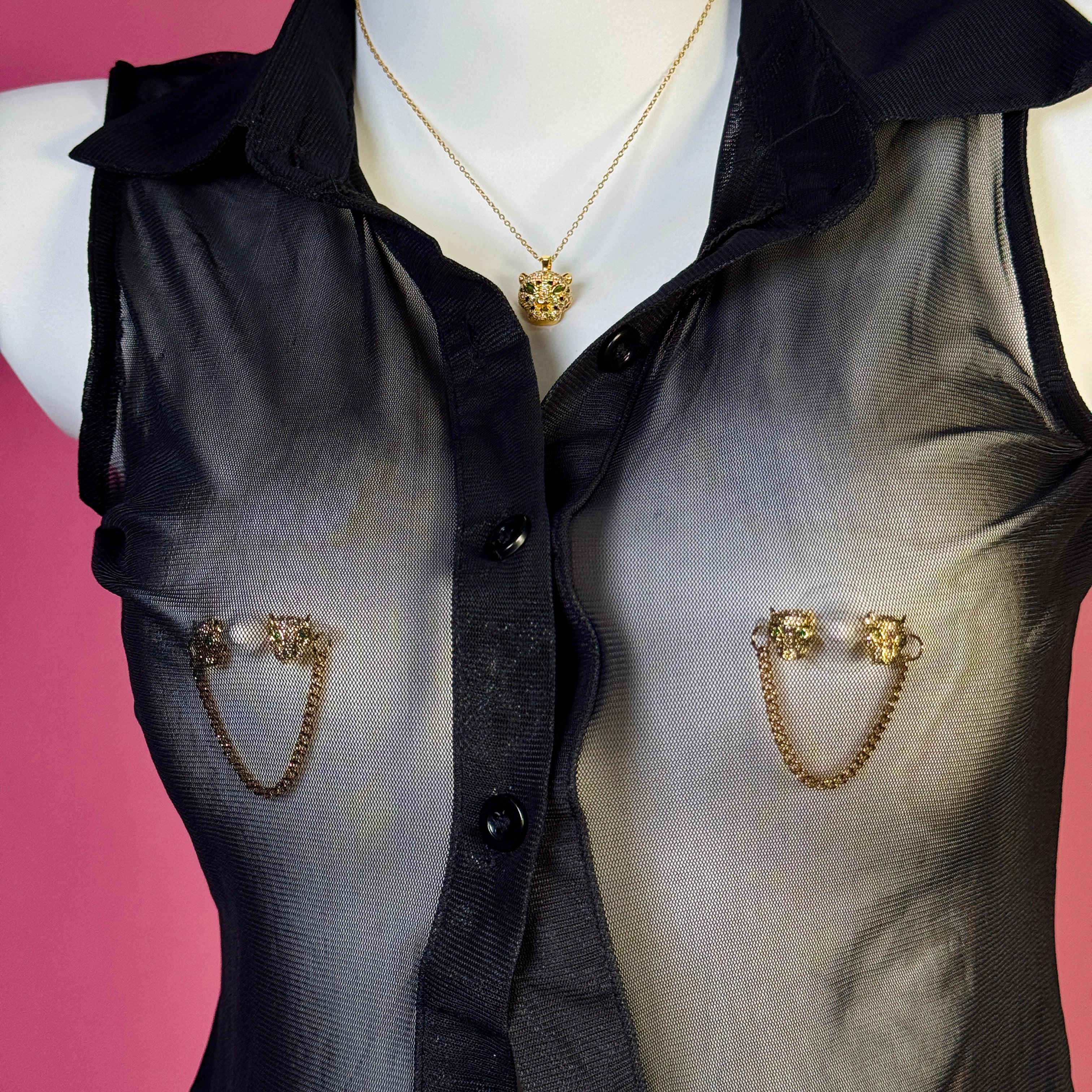 18K Gold & Silver Panther Luxe Set