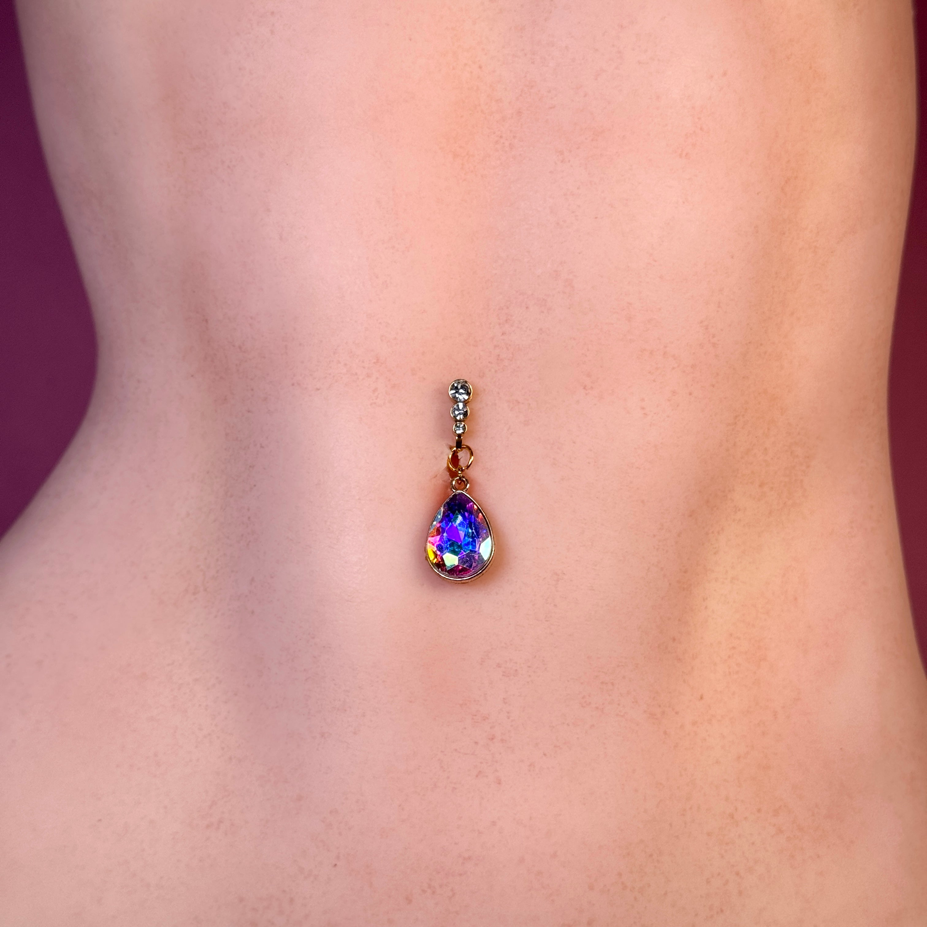 Aurora Crystal Drop Navel Clip™
