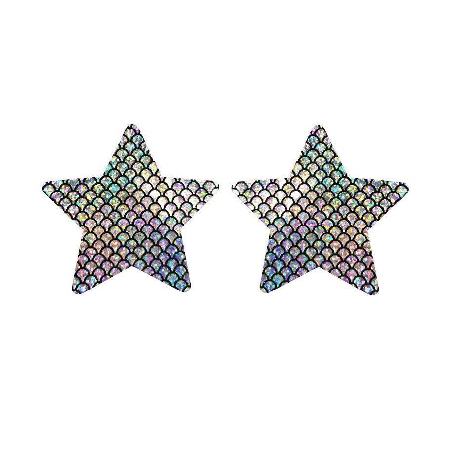 Iridescent Mermaid Scale Nipple Covers