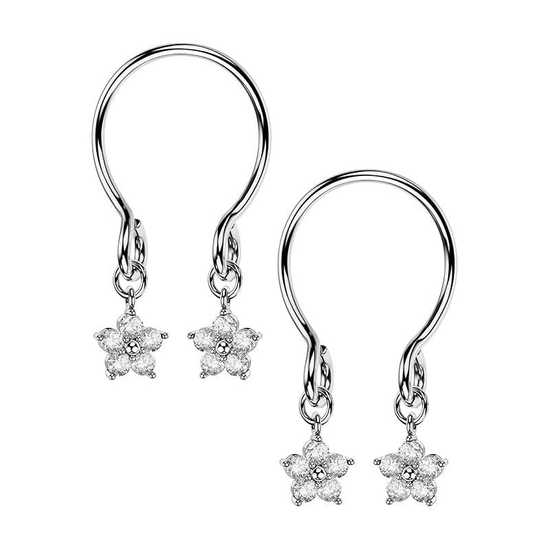 Punk-Style Spiked U-Shaped Nipple Ring