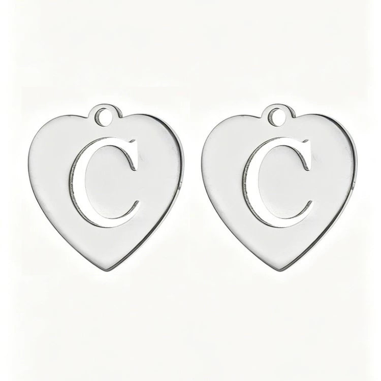 Customized initial gold crown clip