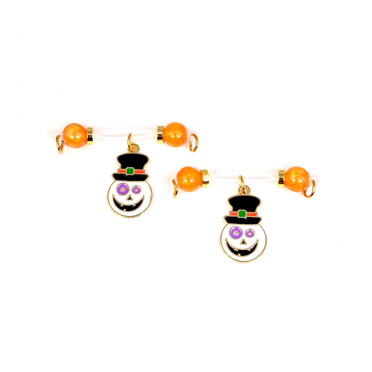 Halloween Frosty Charm Nipple Jewelry