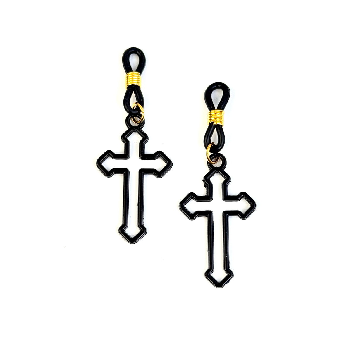 Midnight Cross Nipple Clamps