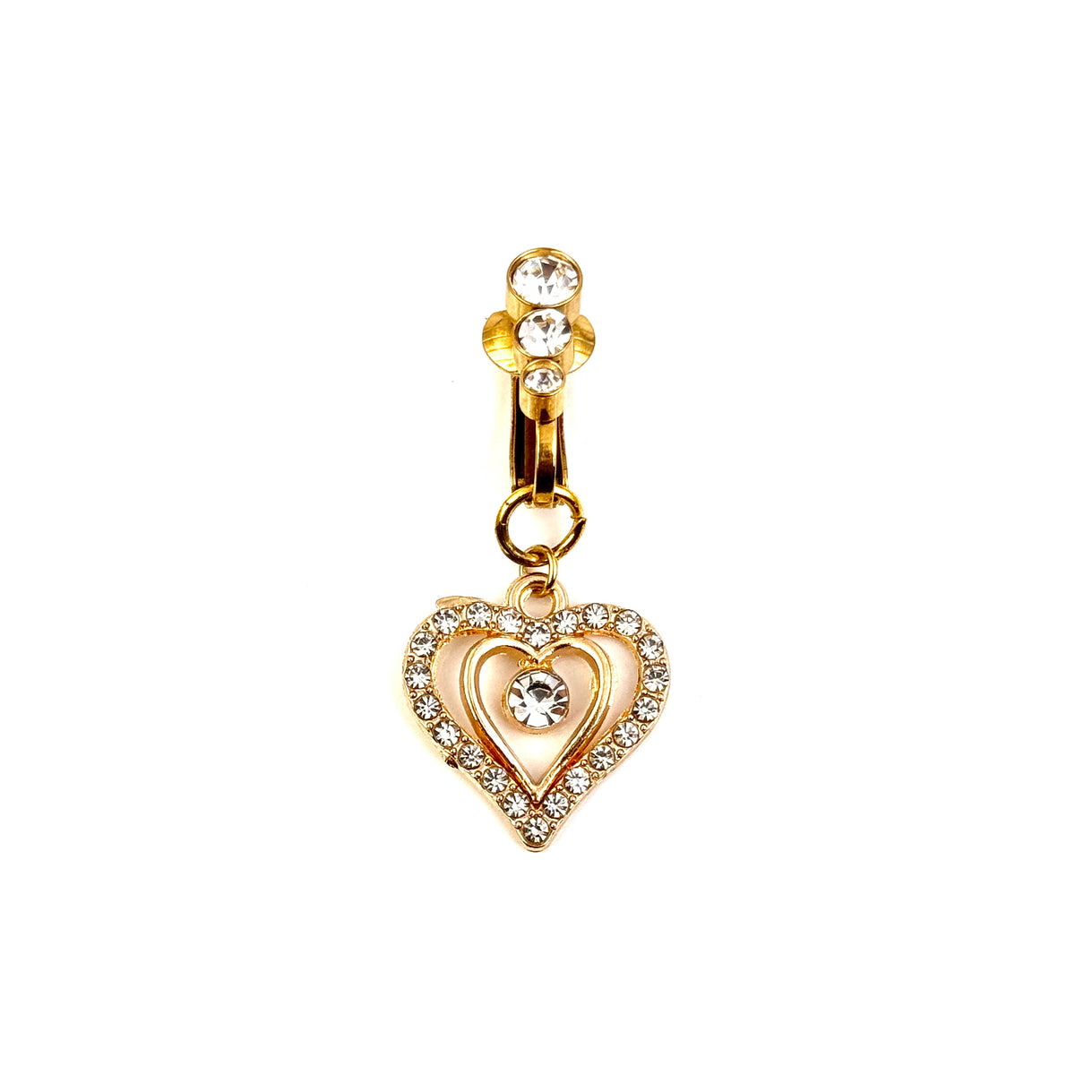 Royal Heart Crystal Charm