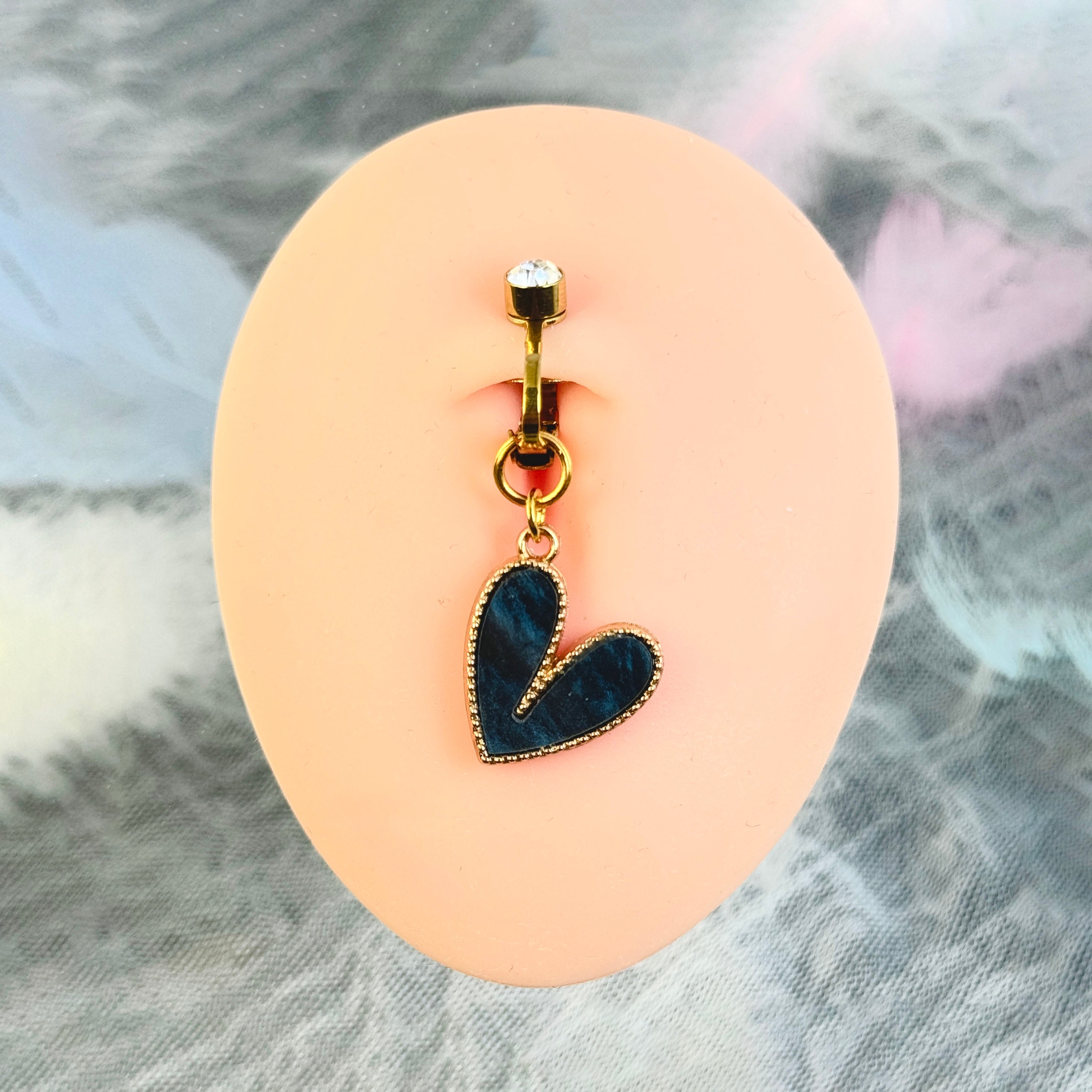 Aurelia Heart Belly Clip (Non-piercing)