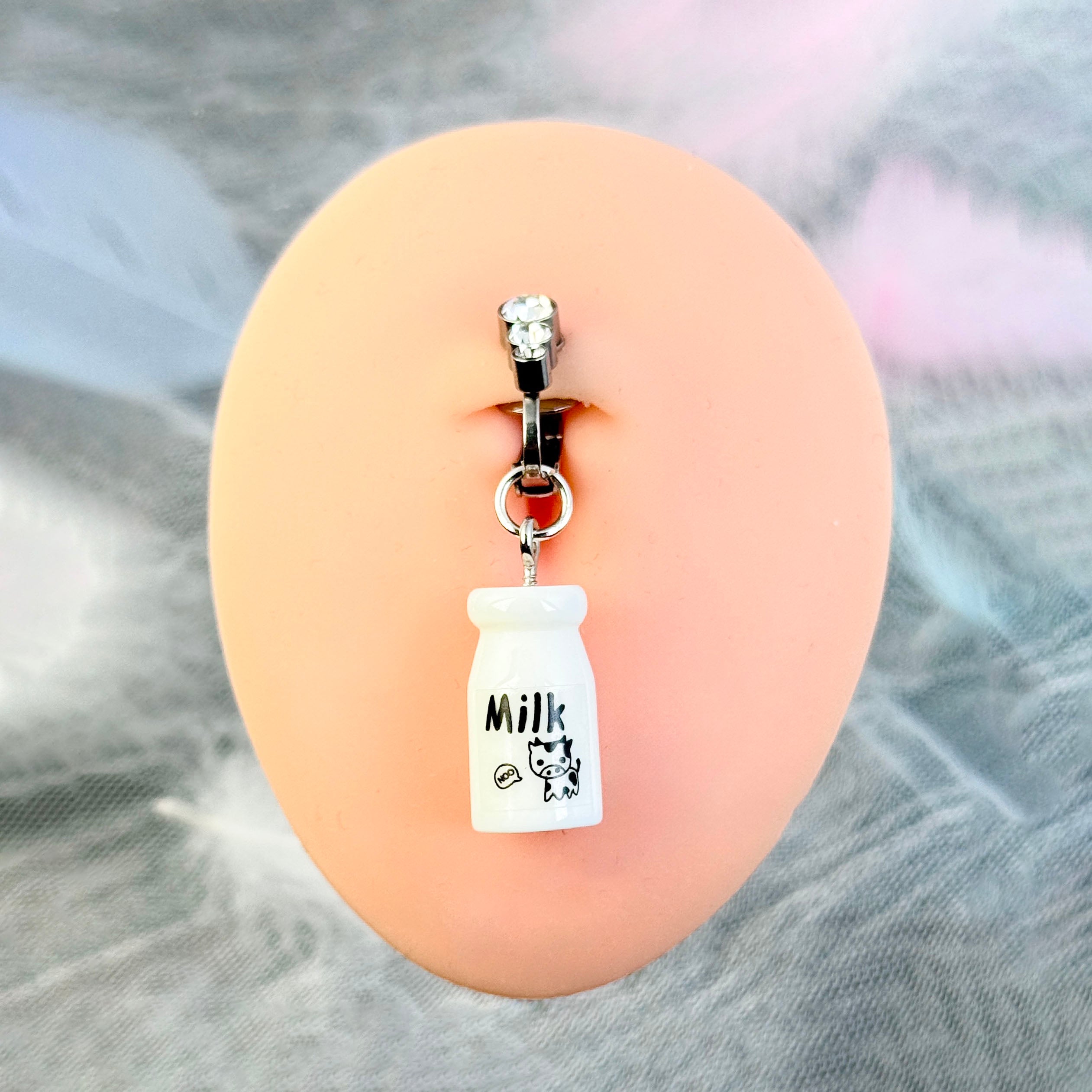 "Milk Dream" Non-Piercing Navel Jewelry