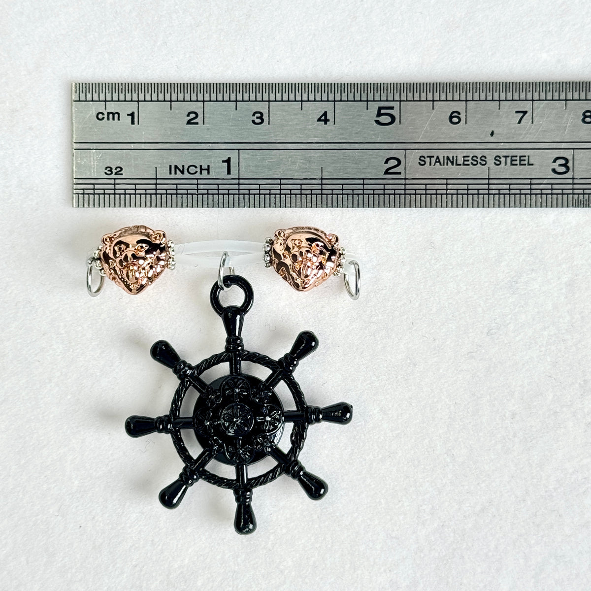 Midnight Captain Charm Nipple Jewelry