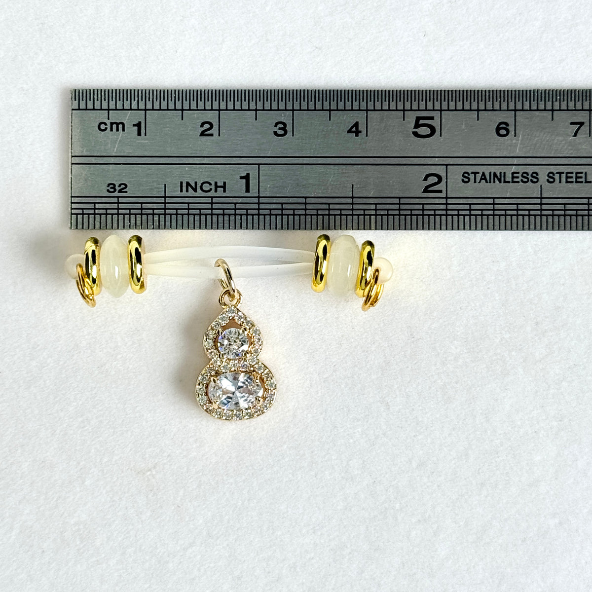 Crystal Eight Non-Piercing Nipple Jewelry