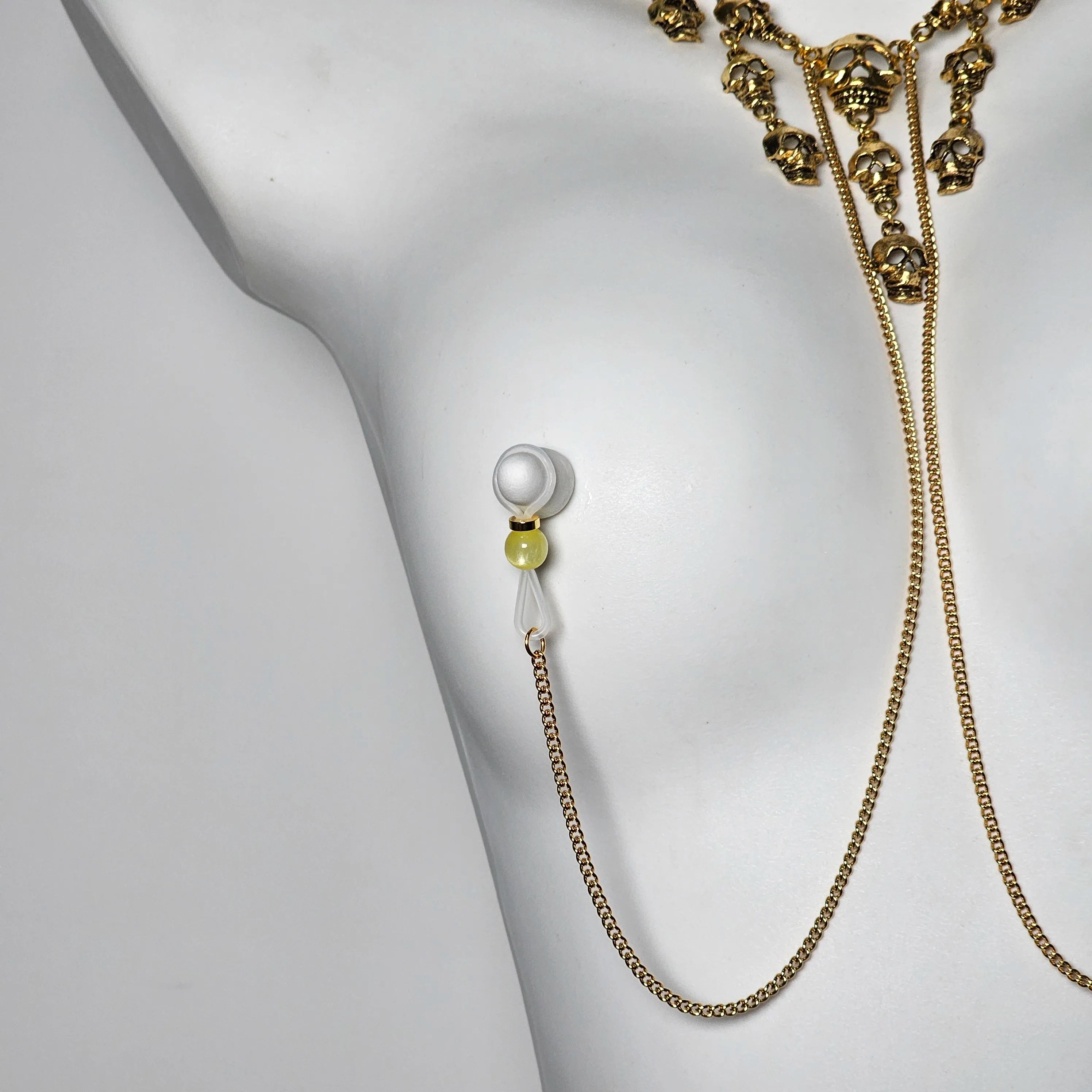 Gothic Fetish Skull Chain