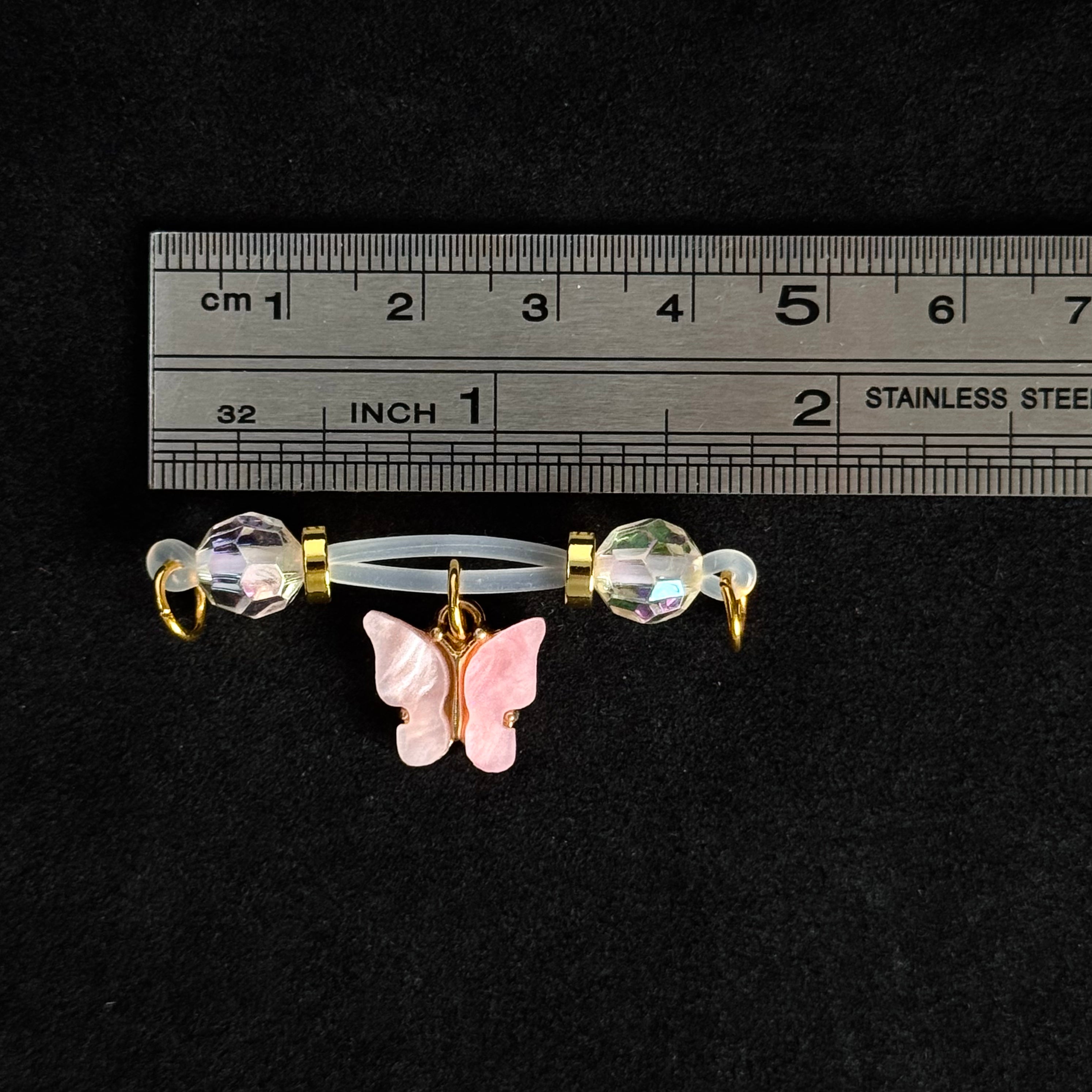 Midnight Butterfly Clip