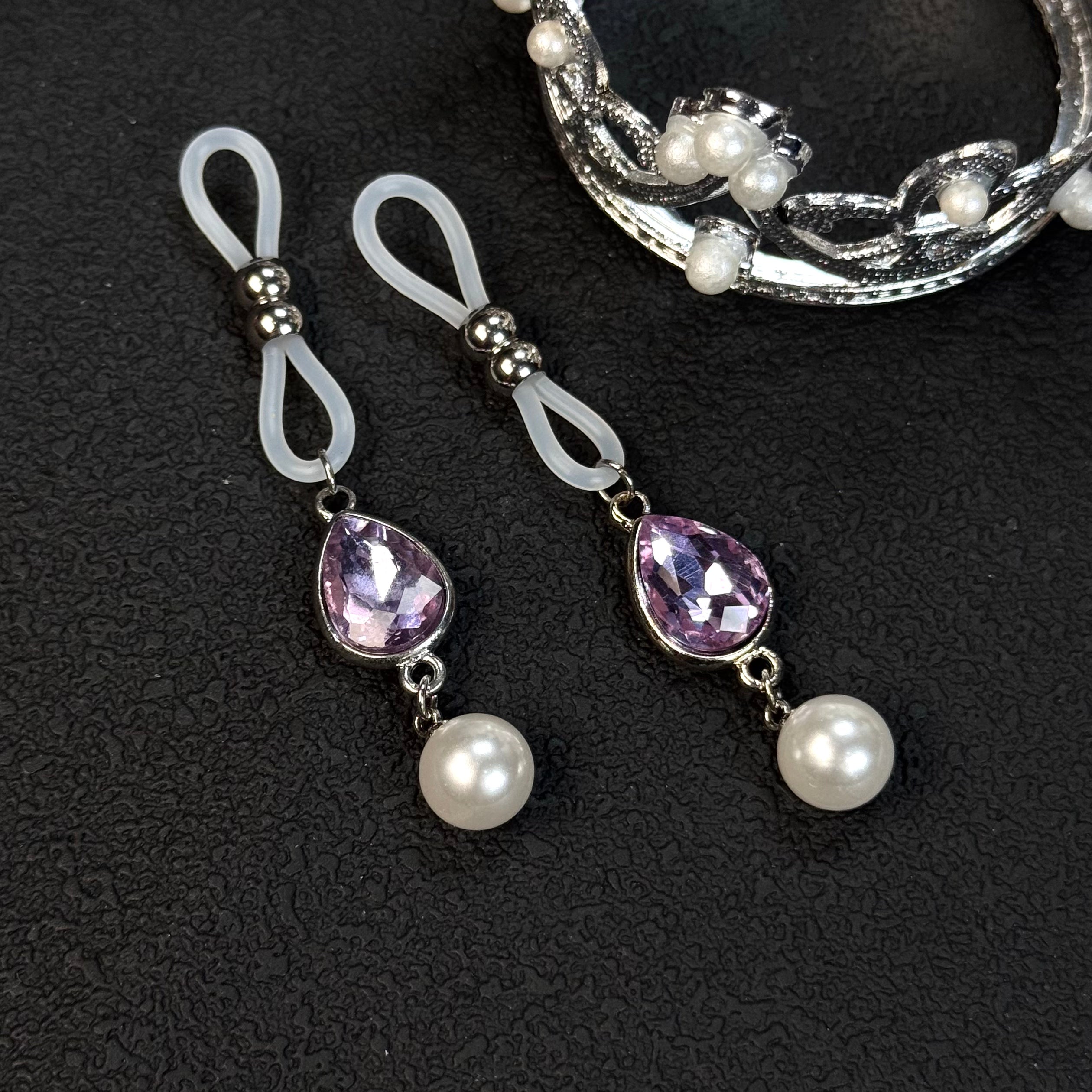 Crystal and Pearl Necklace