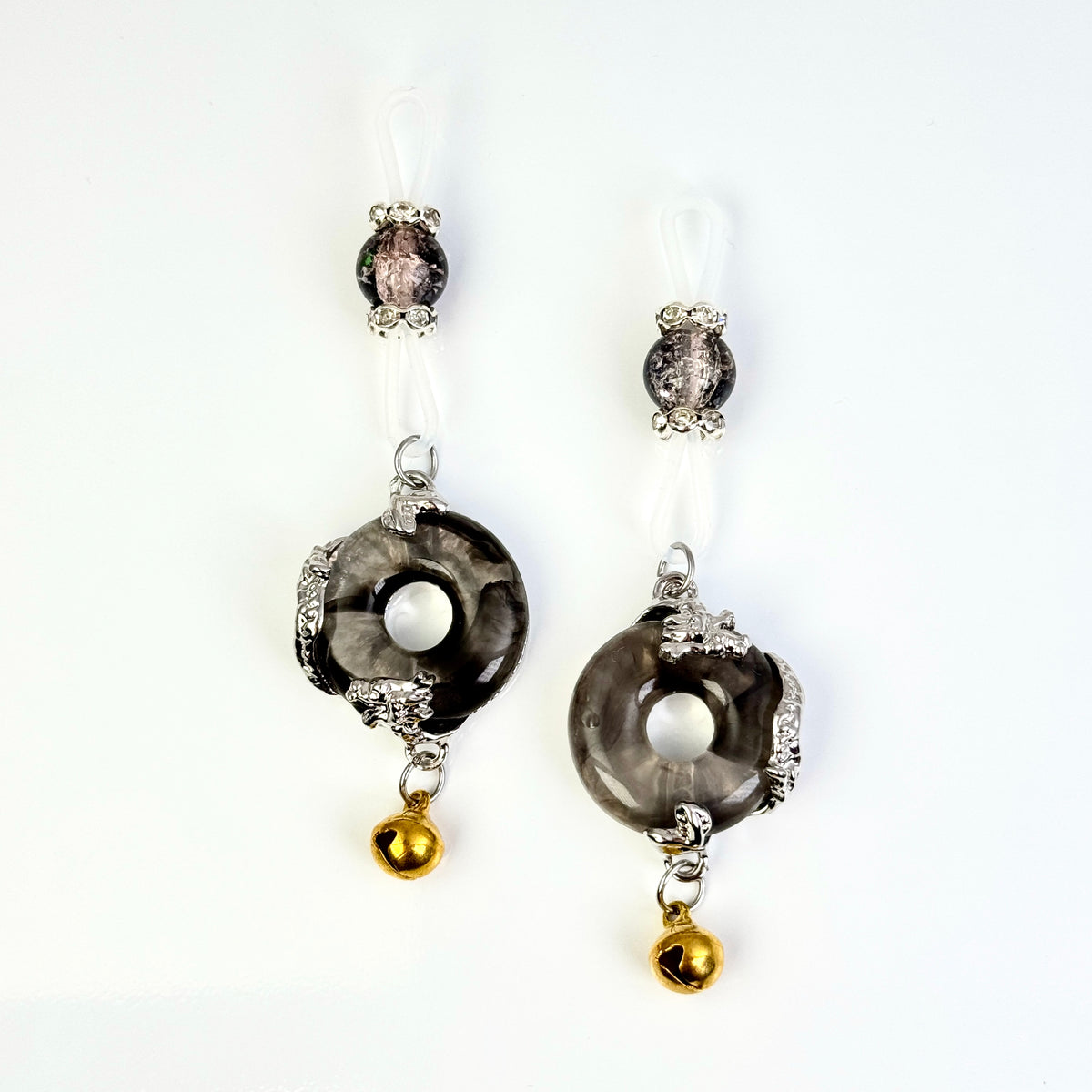 Black Moon Charm Nipple Jewelry