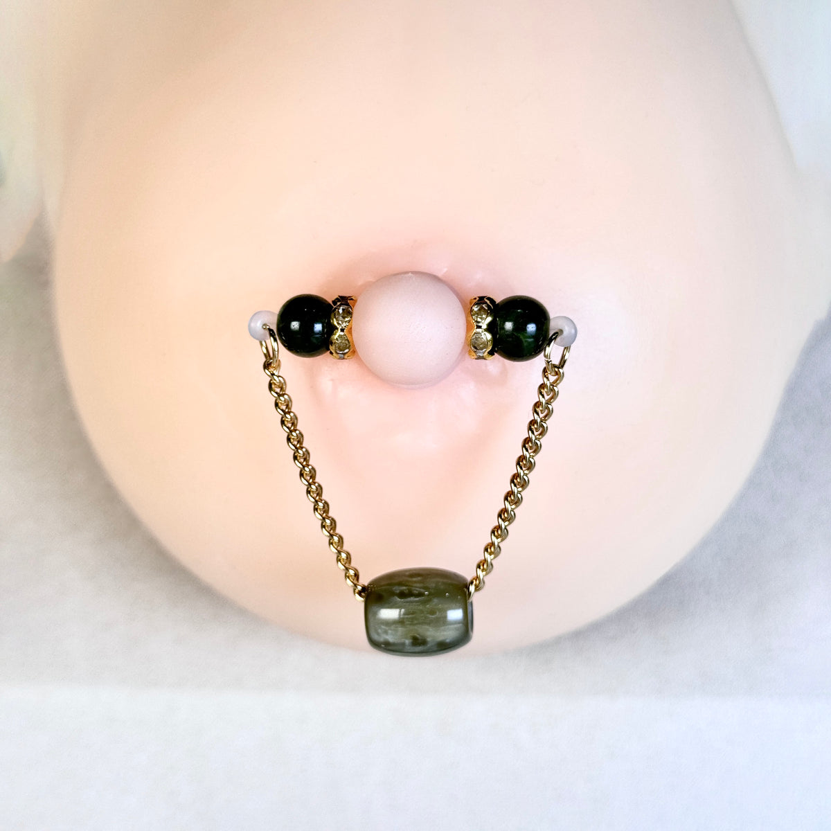 Black Pearl Goddess Nipple Clamps
