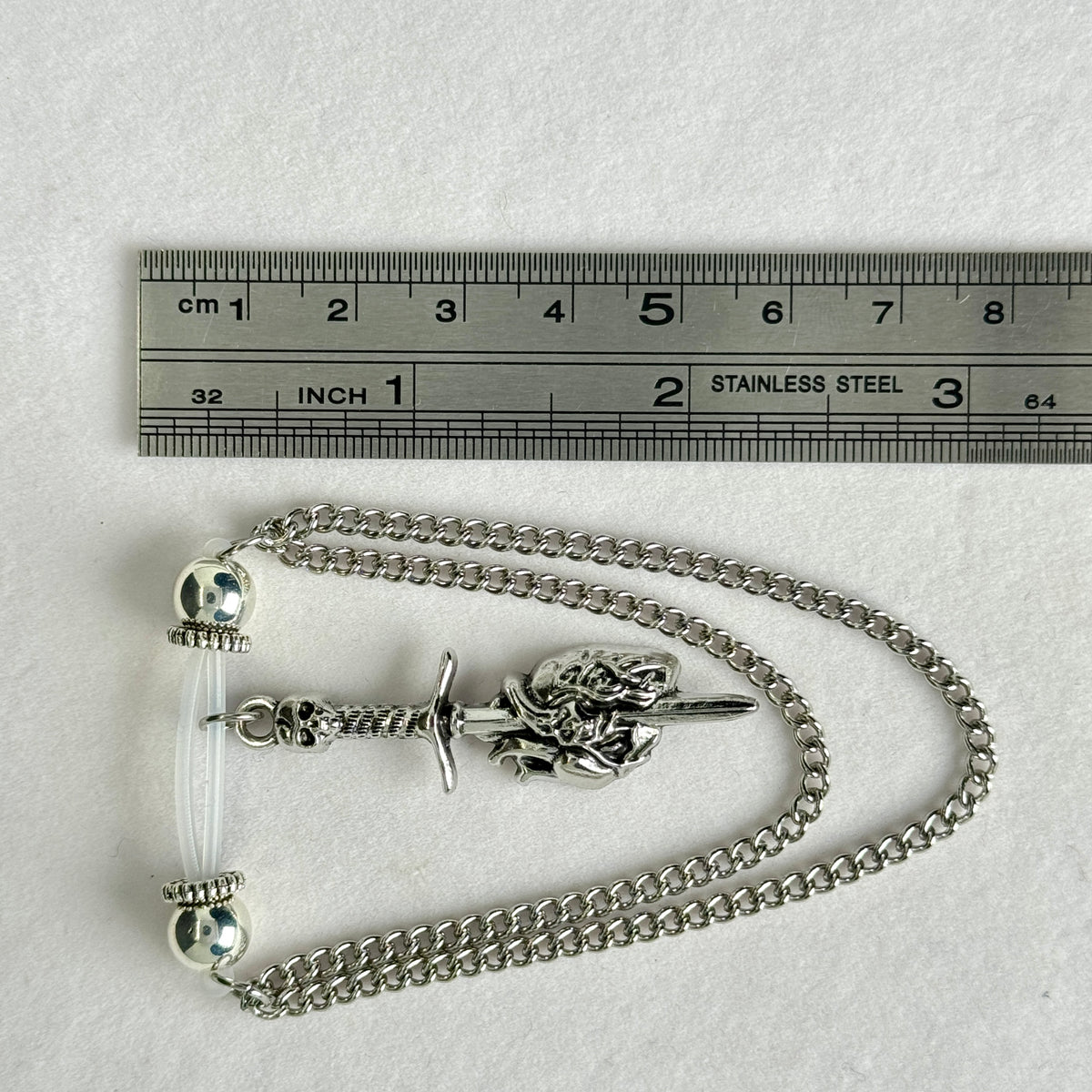 Dark Heart Sword Gothic Nipple Chain