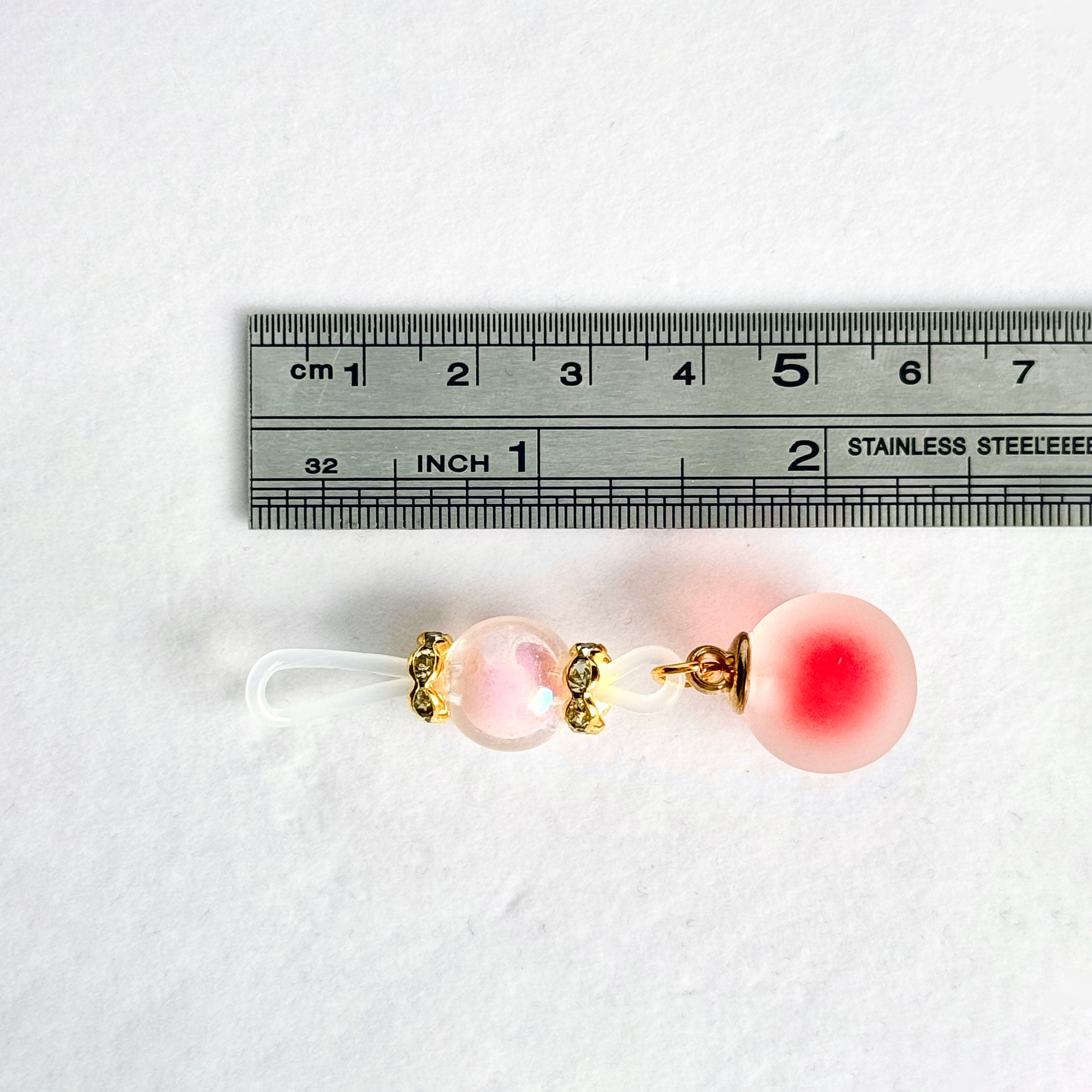 Rose Quartz Glow Nipple Clamps