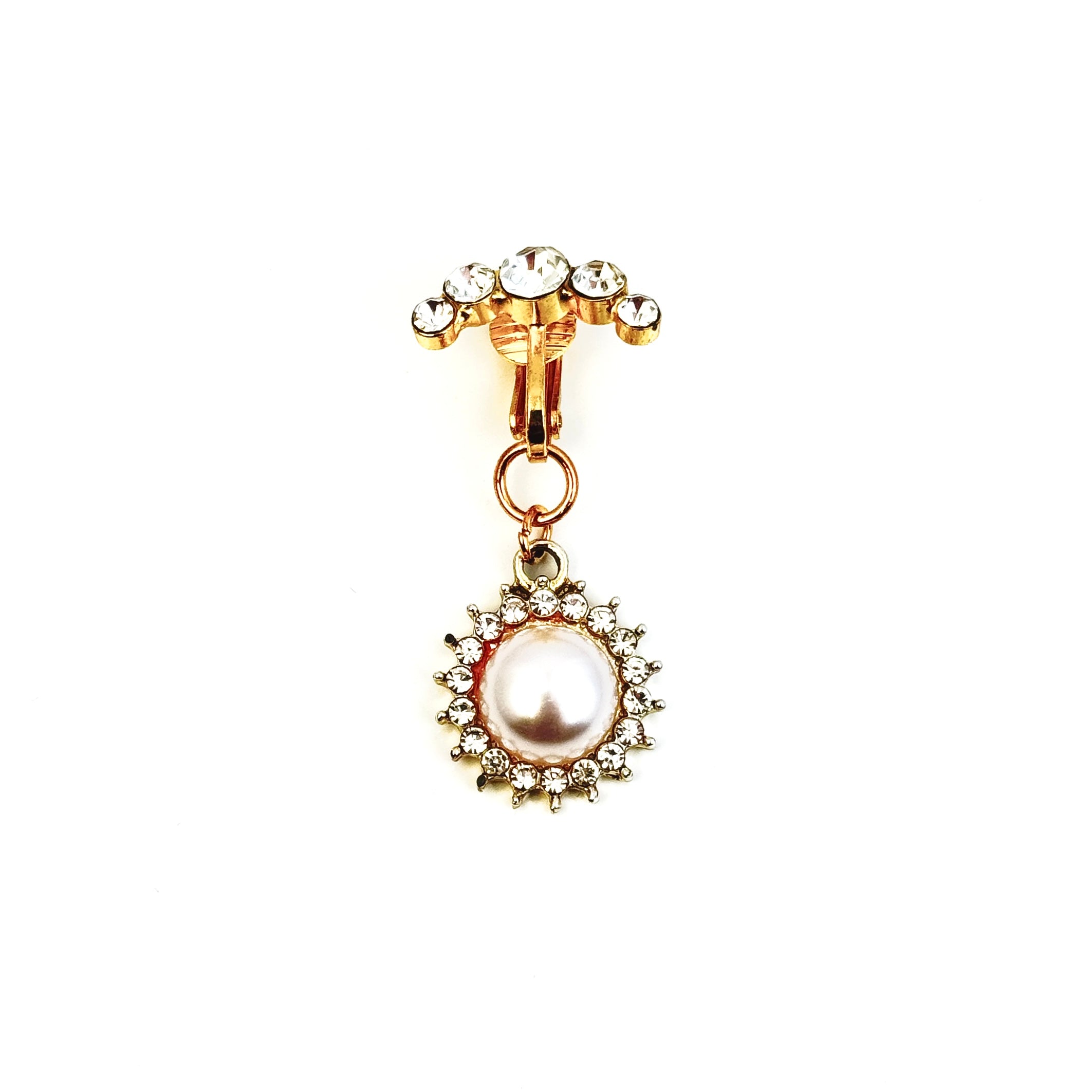 Pearl Sun Goddess Belly Clip