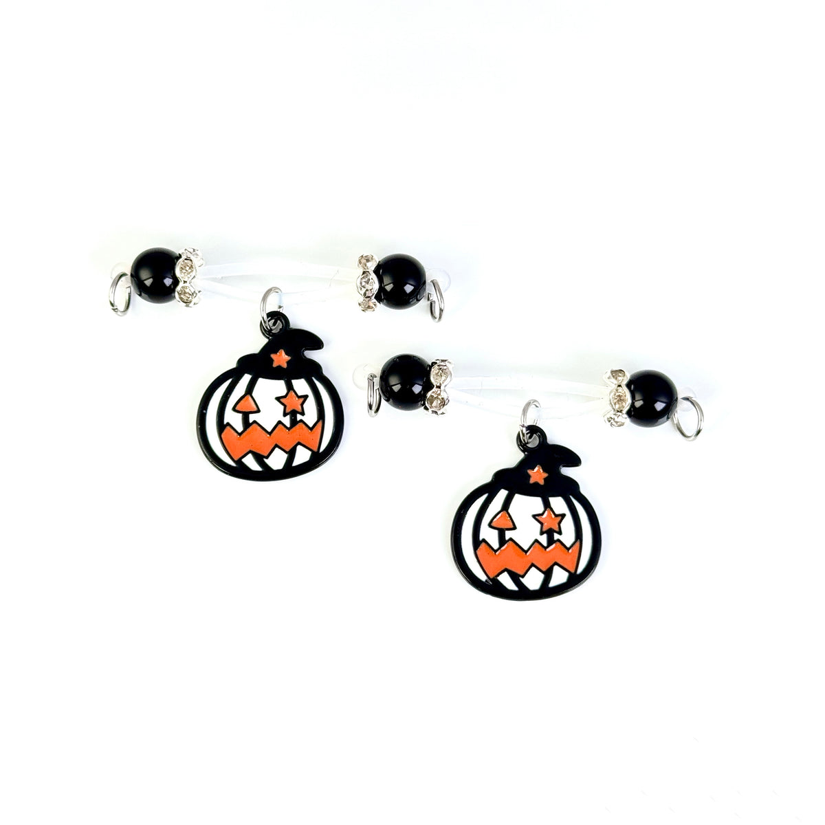 Spooky Pumpkin Nipple Charm