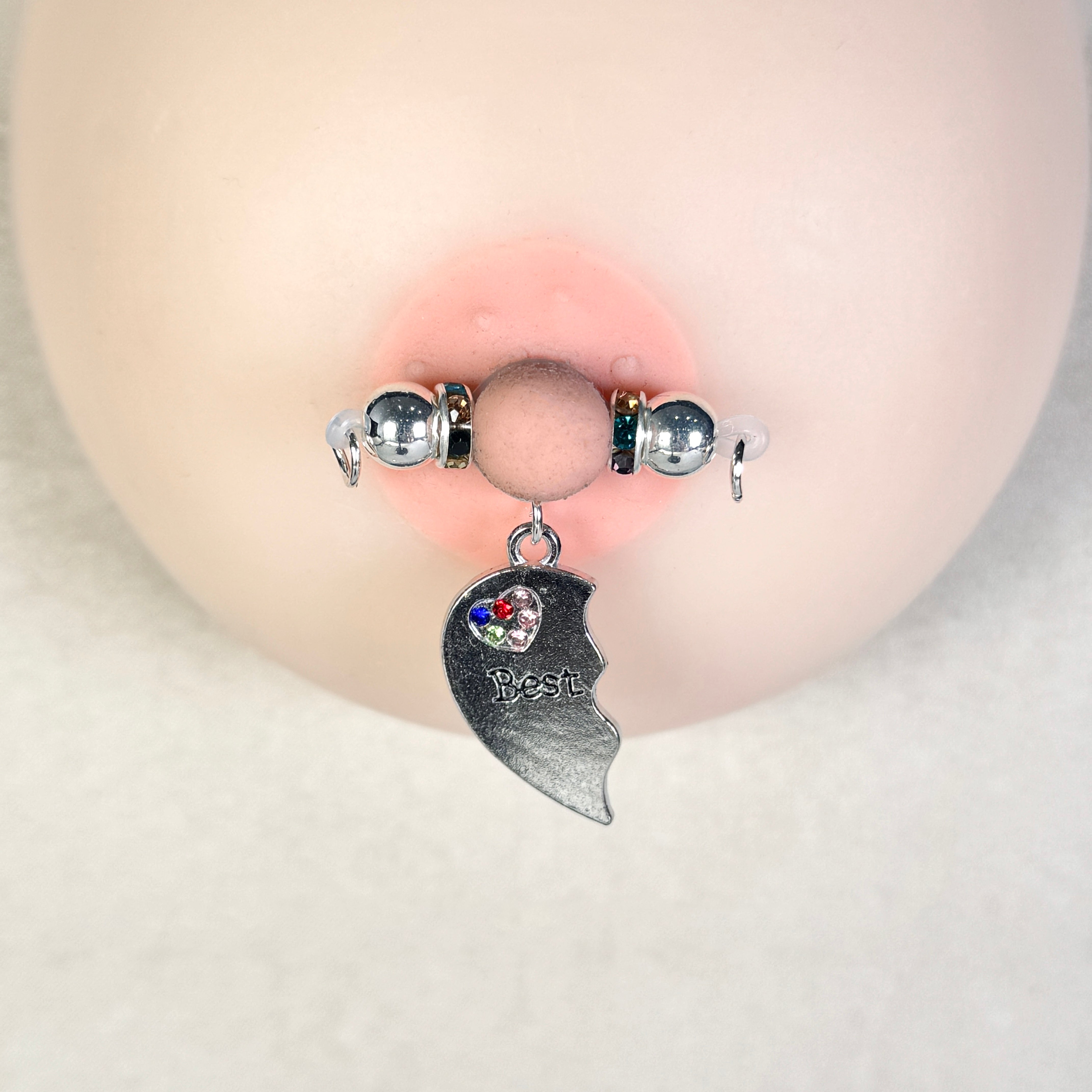 Crystal Link BFF Heart Set