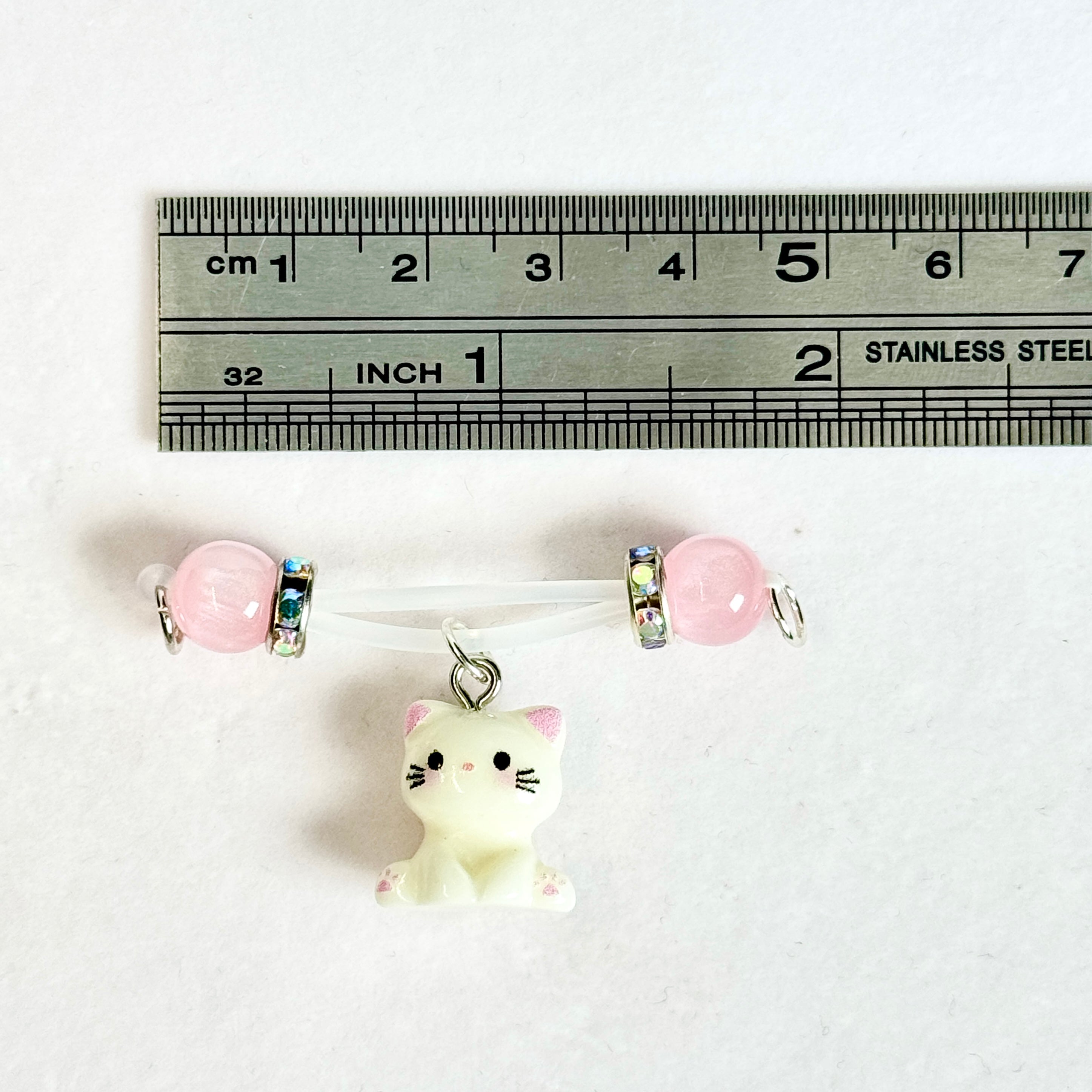 Lavender Kitty Charm Nipple Clamps