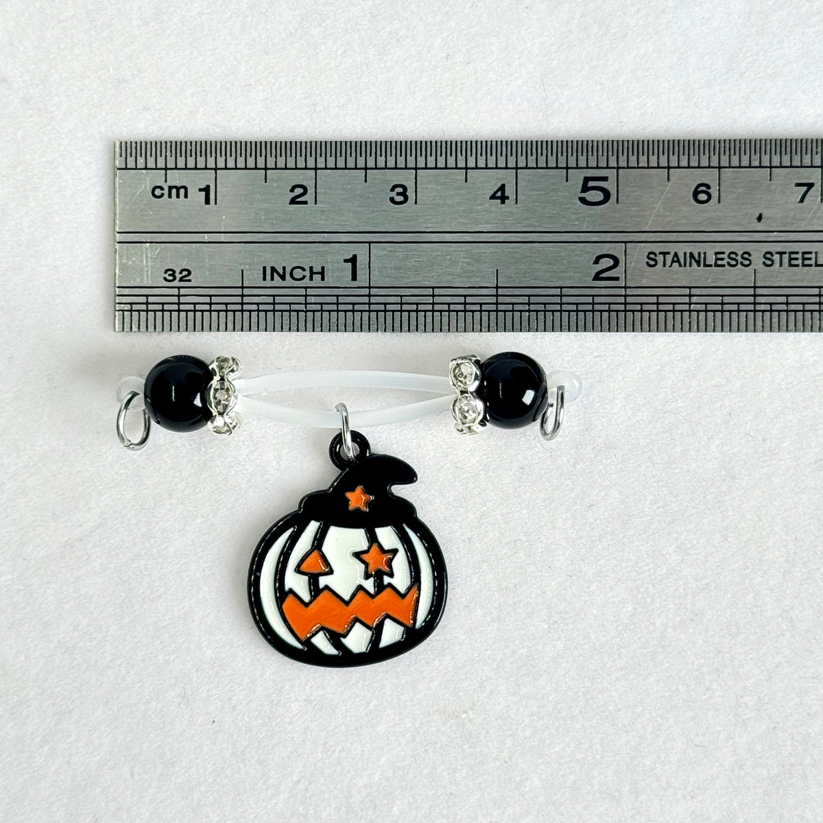 Spooky Pumpkin Nipple Charm