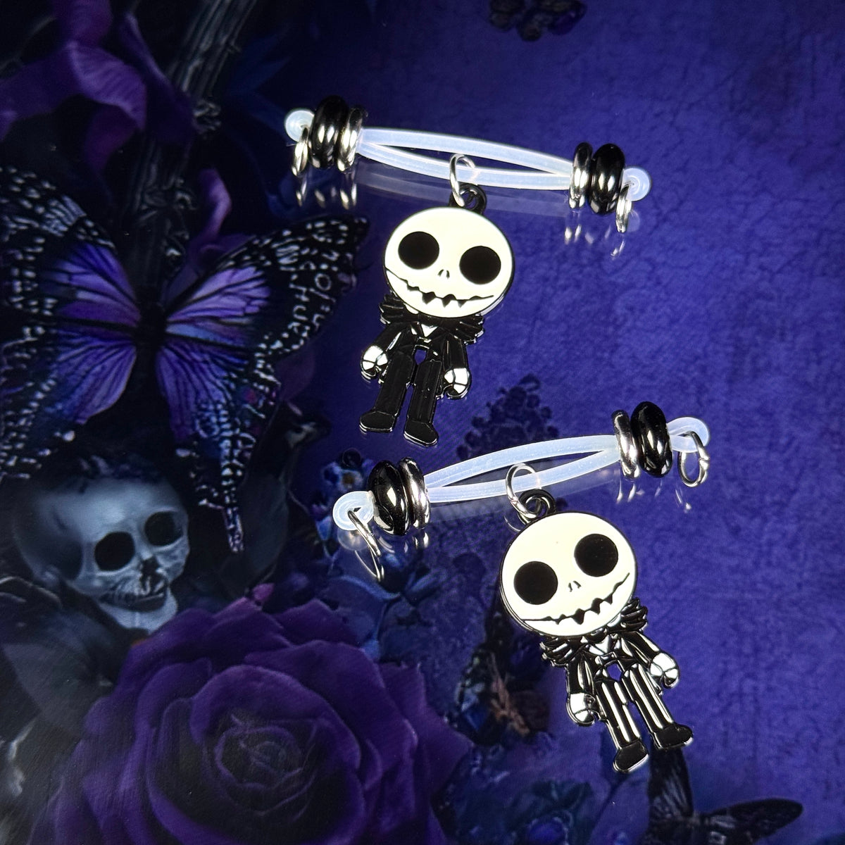 Jack Skull Nipple Clamps