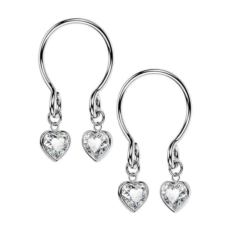 Punk-Style Spiked U-Shaped Nipple Ring