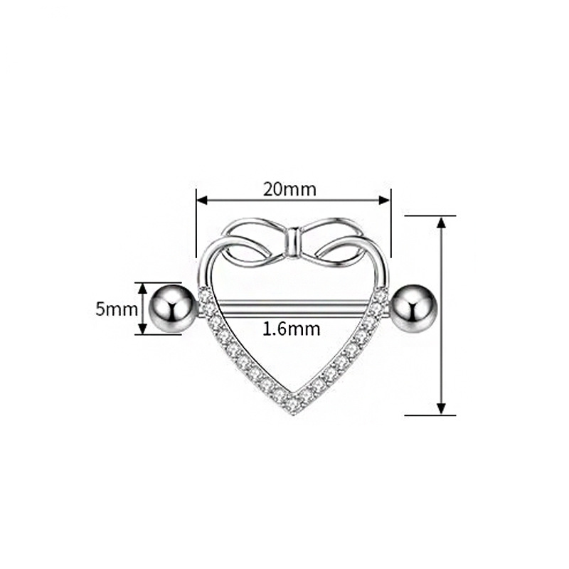 Diamond-collar style nipple covers