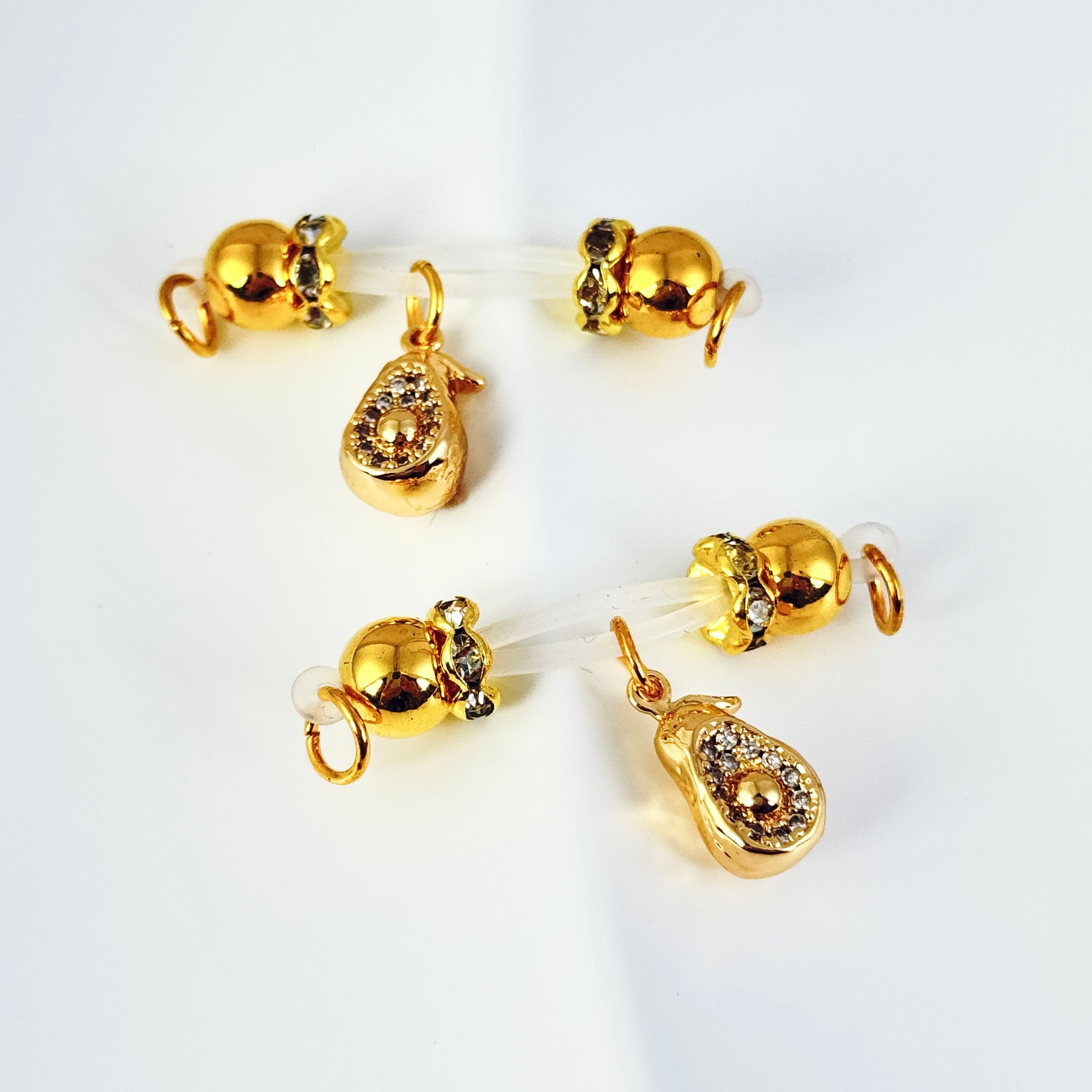Empress Golden Jewel Clips
