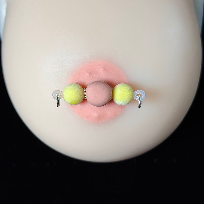 Lemon Sorbet Nipple Clamps