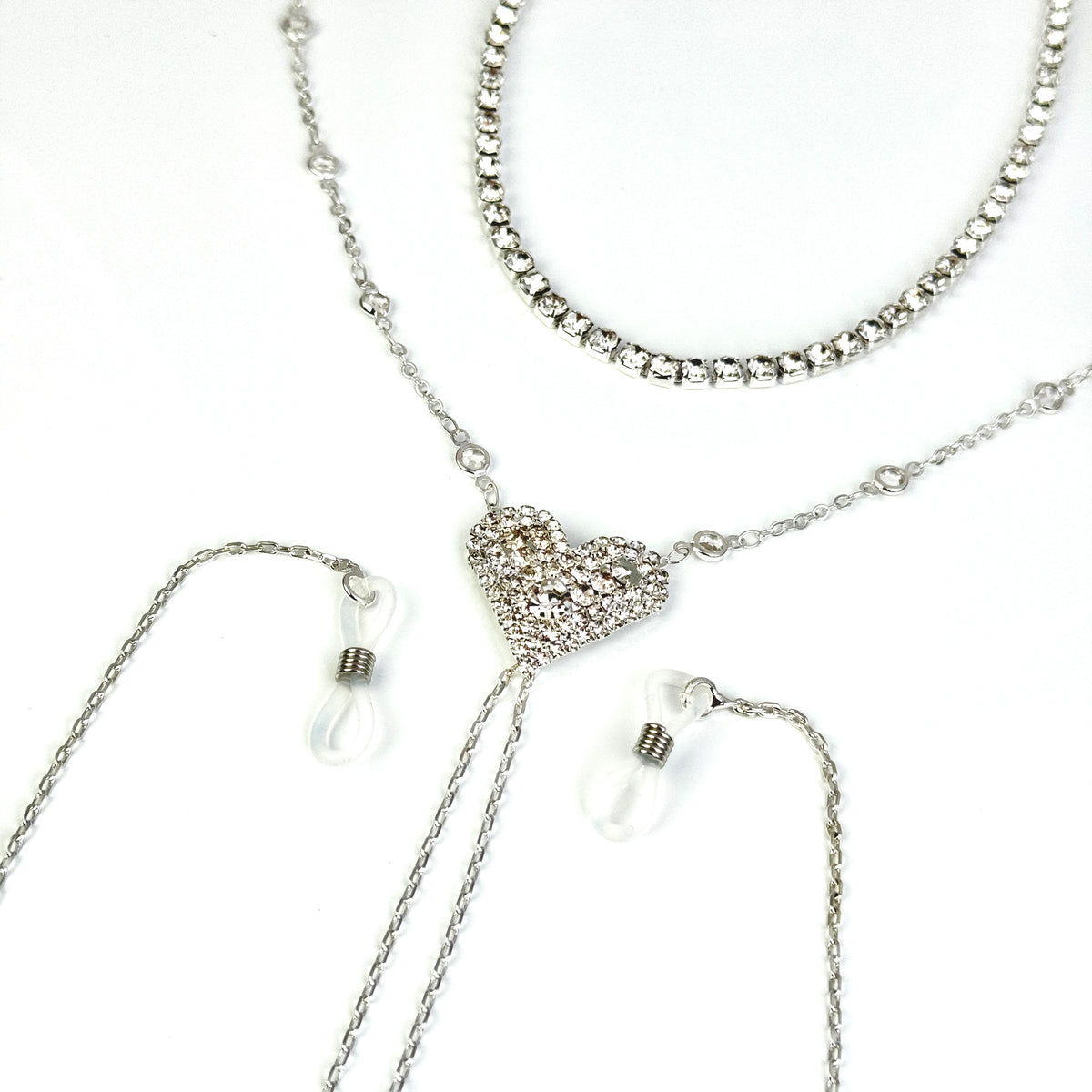 Crystal Heart Body Chain